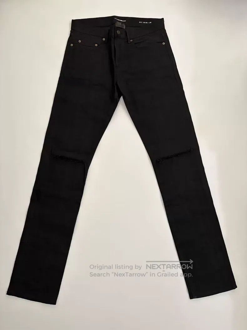 Saint Laurent Paris Saint Laurent Paris Ripped Denim Jeans i Size US 32 / EU 48 - 1 Thumbnail