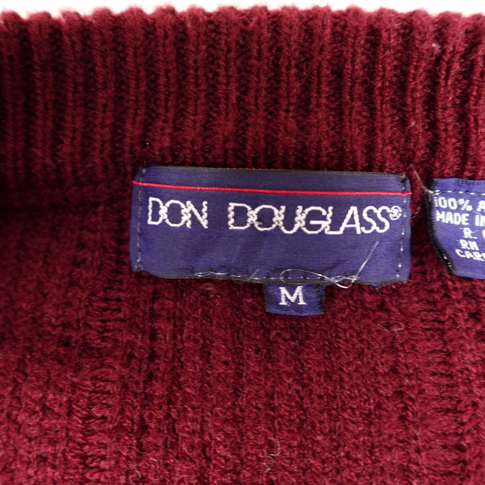Vintage VINTAGE Don Douglass Cardigan Sweater Men M Red V-Neck Button Size US M / EU 48-50 / 2 - 2 Thumbnail