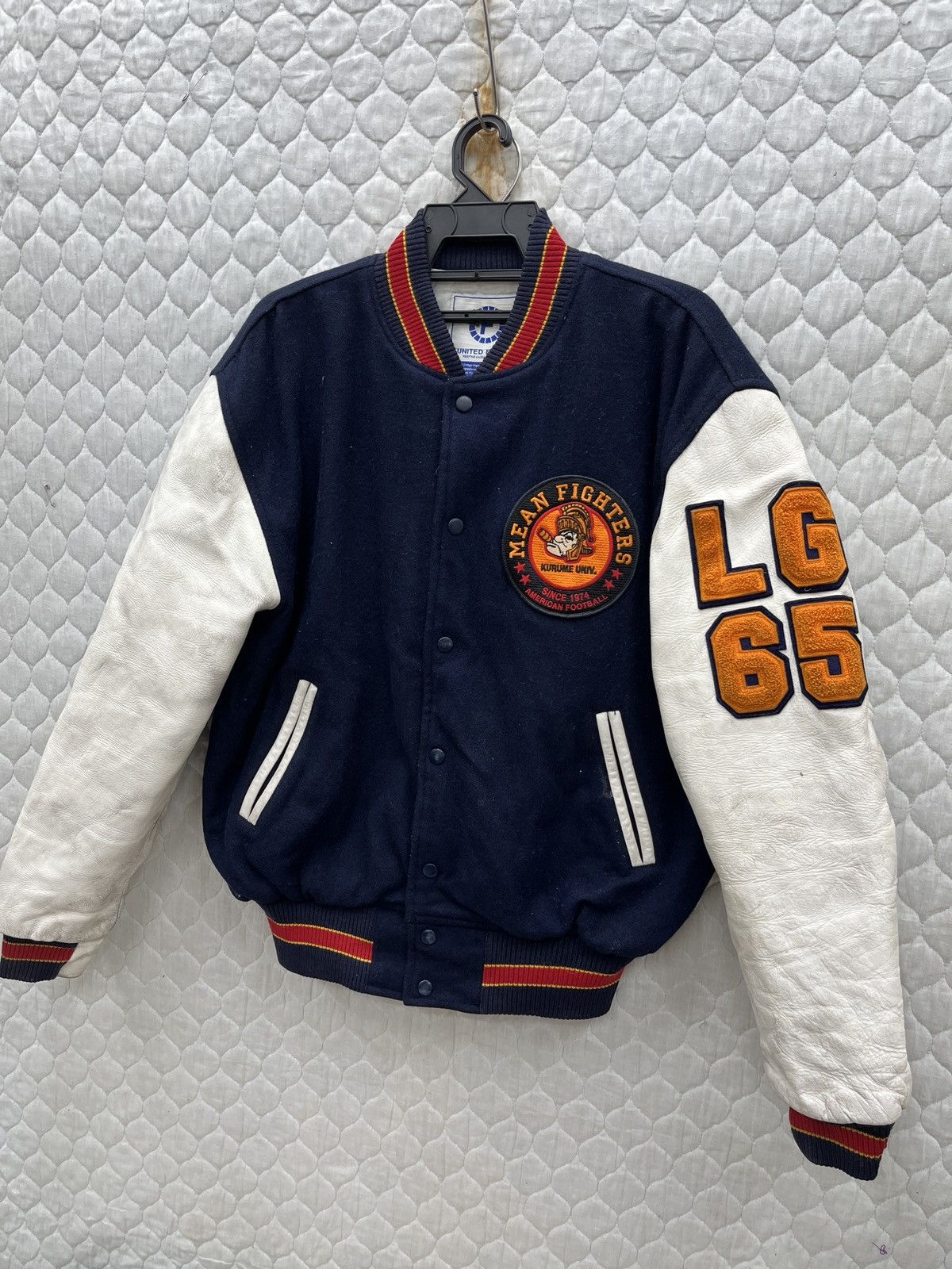 Japanese Brand 🔥🔥🔥ARCHIVE UNITED FORUS MEAN FIGHTERS VARSITY JACKET Size US M / EU 48-50 / 2 - 5 Thumbnail