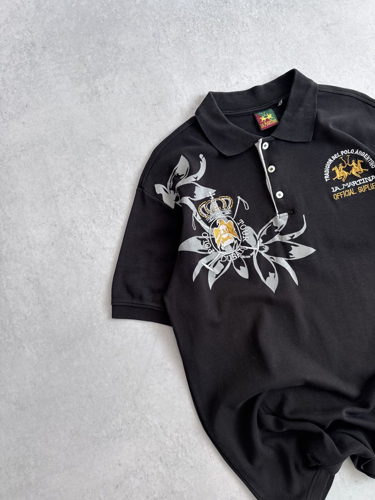 Vintage Vintage La Martina Dubai 1 Polo Streetwear Y2K Chief Keef Size US L / EU 52-54 / 3 - 2 Thumbnail