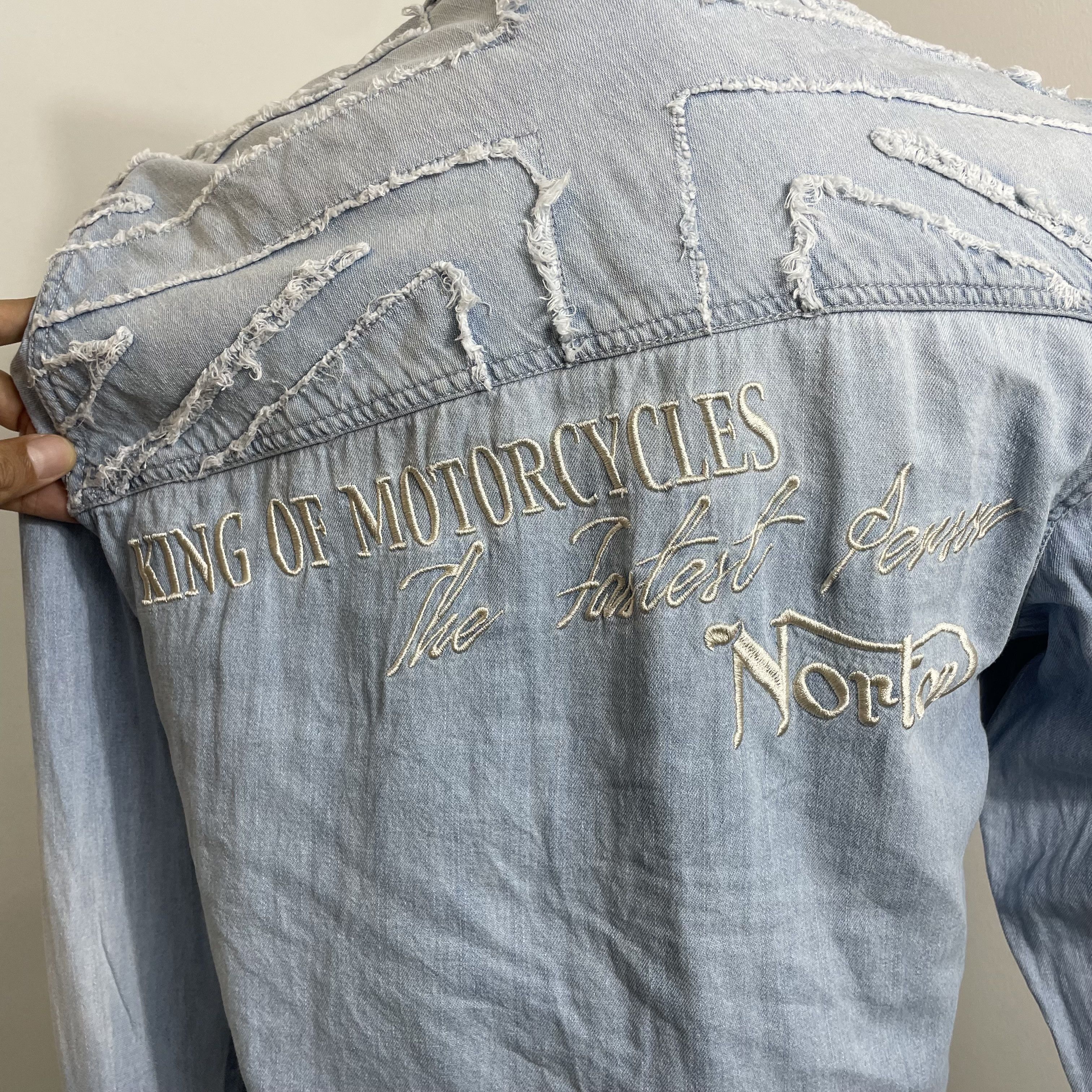 Norton ⭐️SALE⭐️ [L] NORTON MOTORCYCLE DENIM SHIRT Size US L / EU 52-54 / 3 - 4 Thumbnail