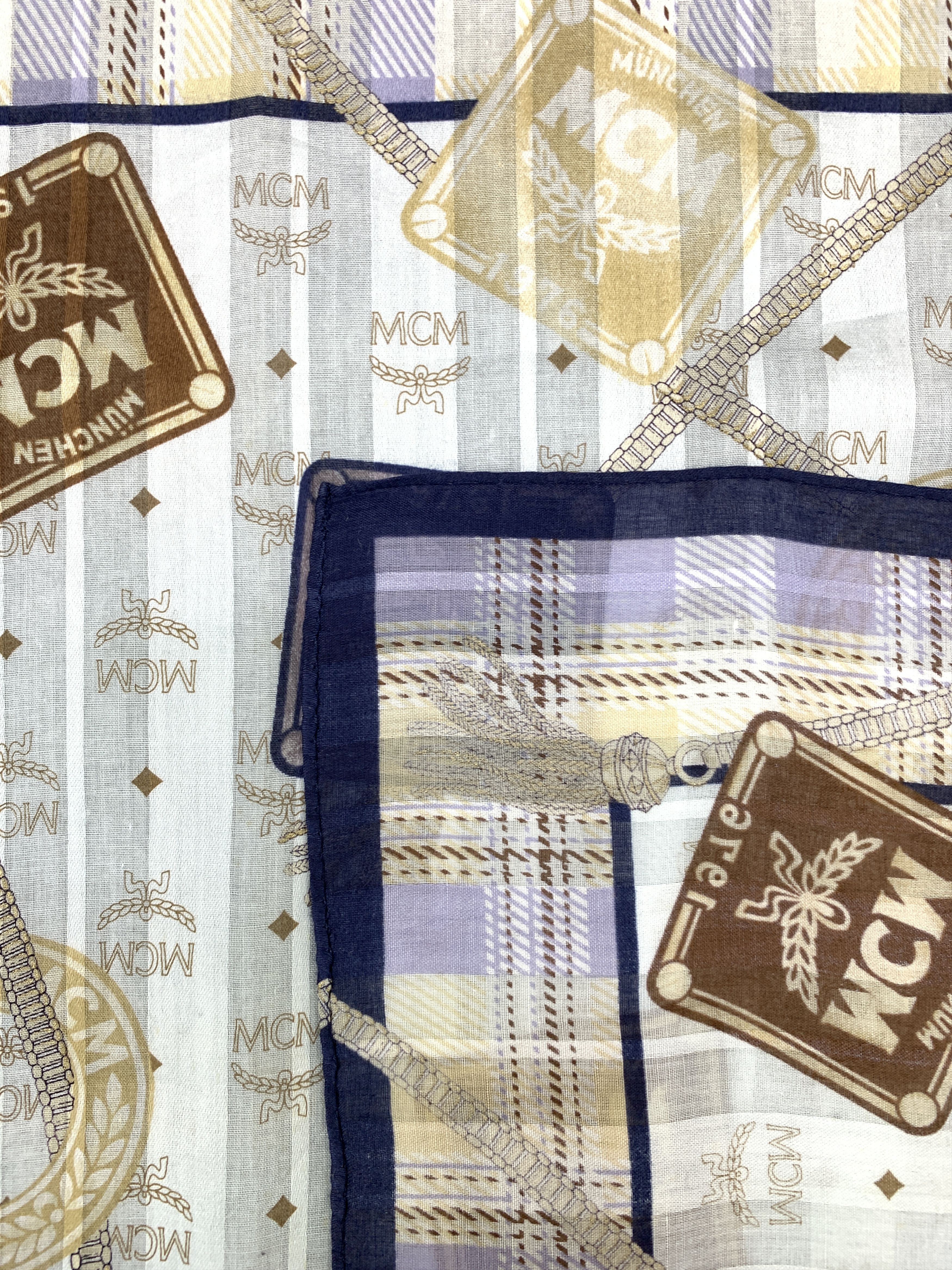 MCM × Vintage Vintage MCM Neckerchief/ Handkerchief - HKA942 Size ONE SIZE - 10 Thumbnail