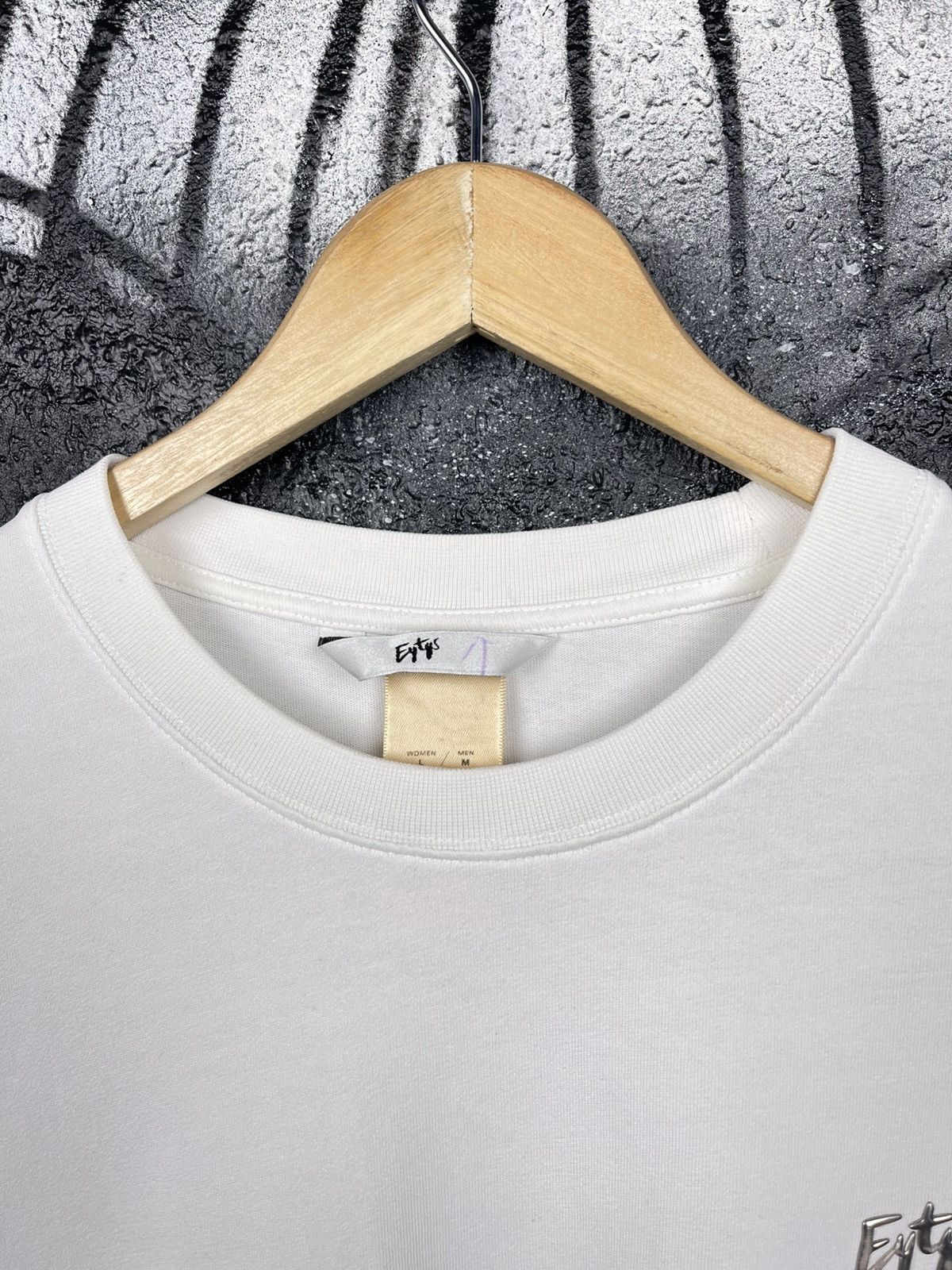 Eytys Eytys Smith Logo Basic White T-Shirt Men’s Size M Size US M / EU 48-50 / 2 - 3 Thumbnail