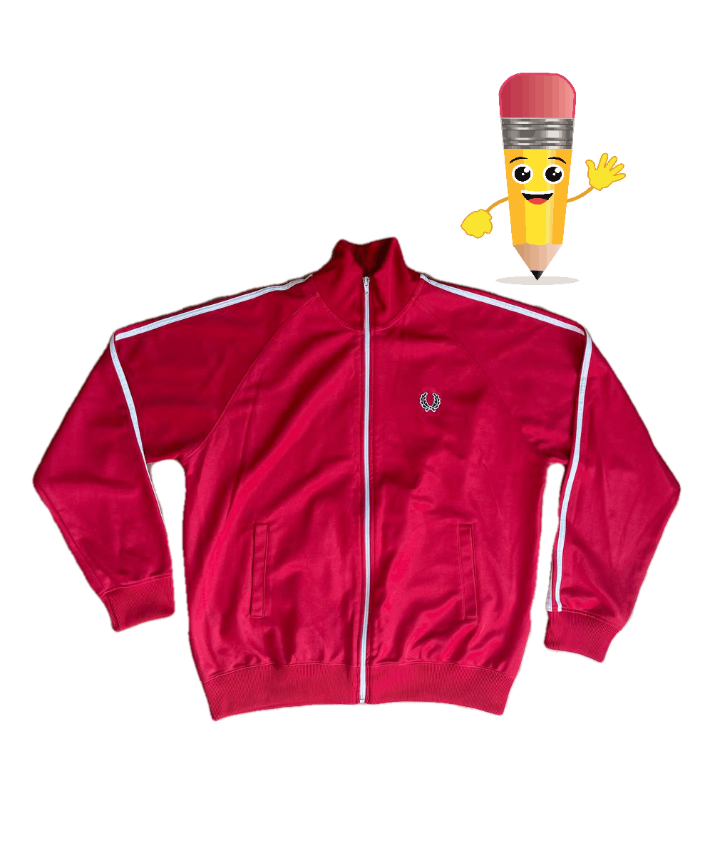 Fred Perry × Vintage Fred Perry Zip Track Jackets y2k Stripes on sleeves Size XL Size US XL / EU 56 / 4 - 1 Thumbnail