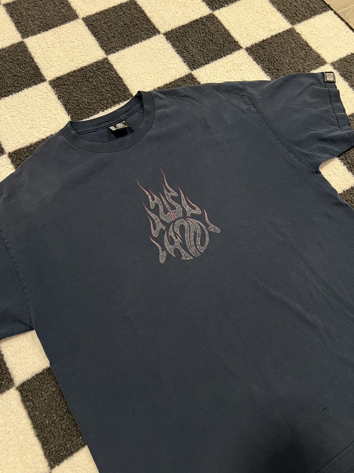 Vintage Vintage 90's 420 inc Flame Smoke Logo Tee Size US XL / EU 56 / 4 - 3 Thumbnail
