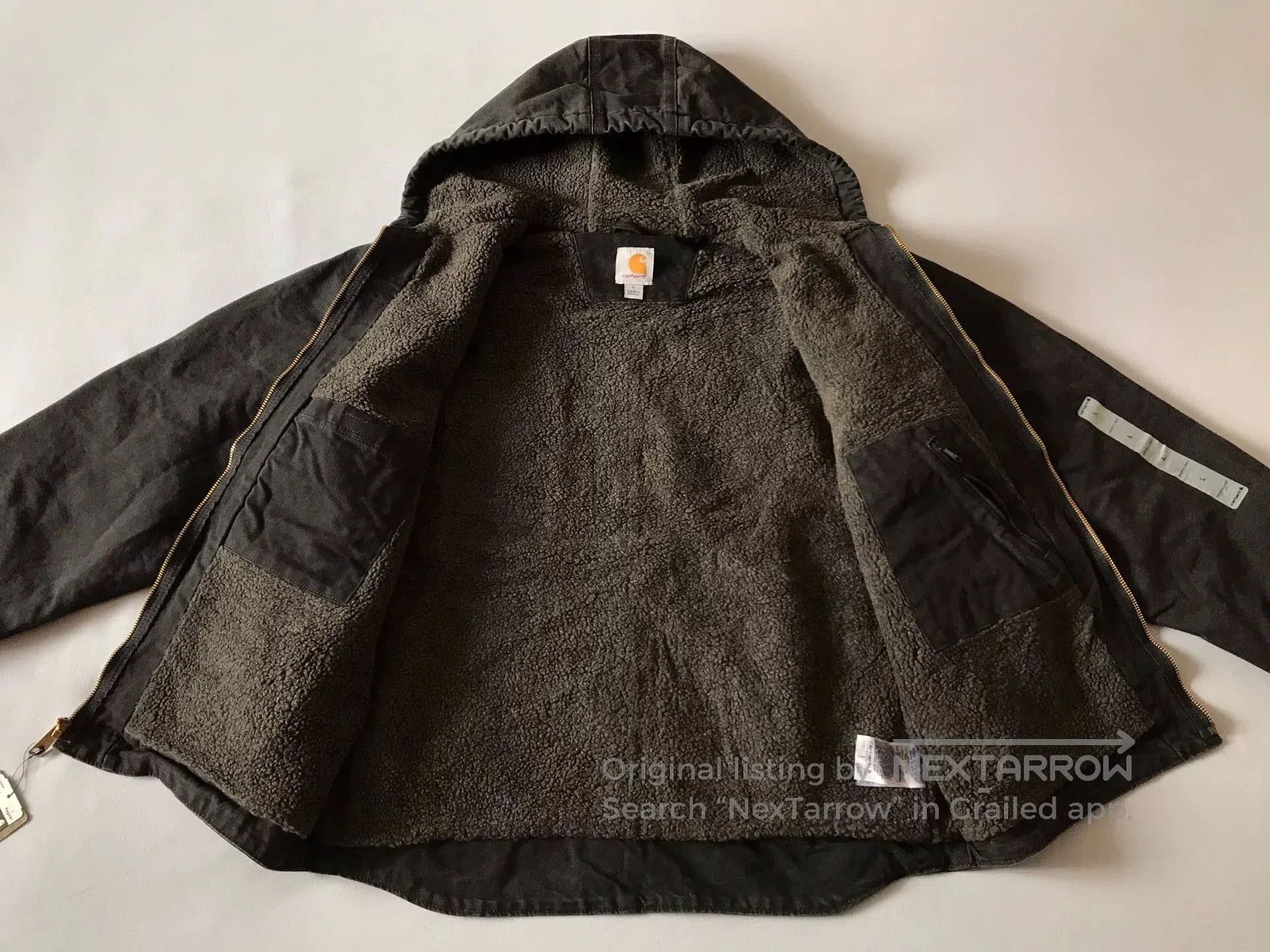 Carhartt Carhartt J141 Hooded Canvas Jacket. Size US L / EU 52-54 / 3 - 3 Thumbnail