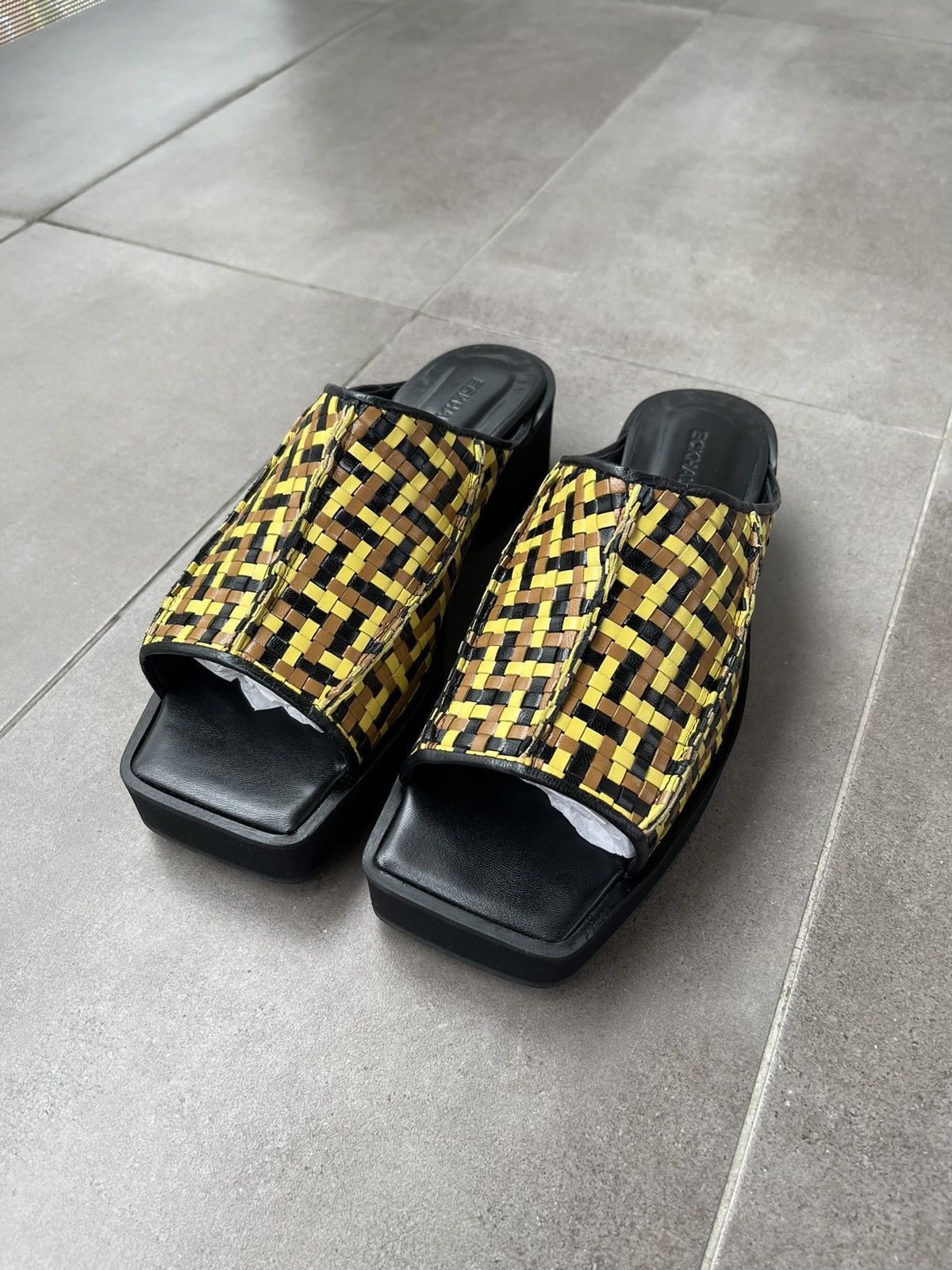 Eckhaus Latta !DS! SS23 Eckhaus Latta Olive Combo Men Slide M Size US 8 / EU 41 - 5 Thumbnail