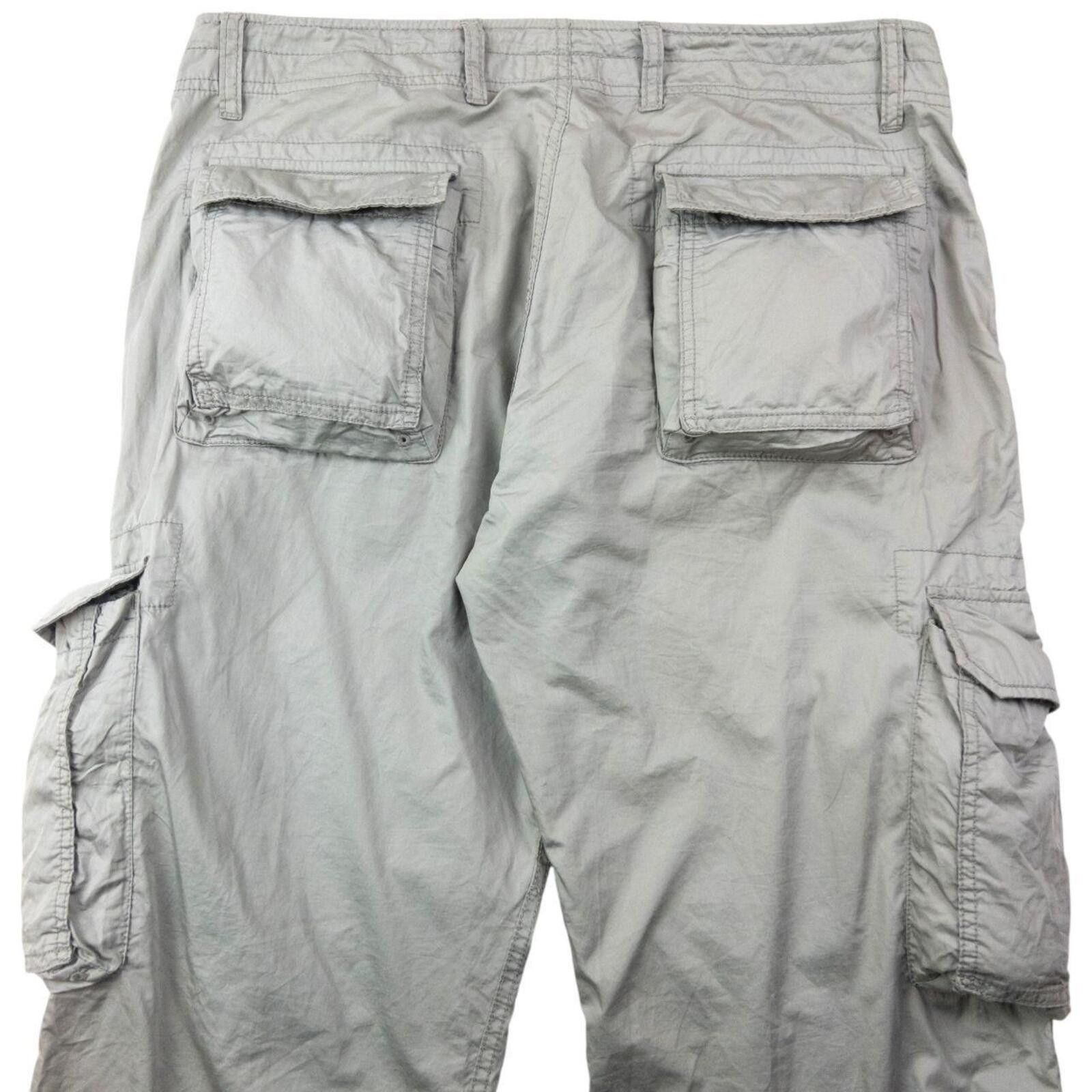 Other Vintage 2000s Armani Jeans Lightweight Cargo Trousers W37 Size US 37 - 3 Thumbnail