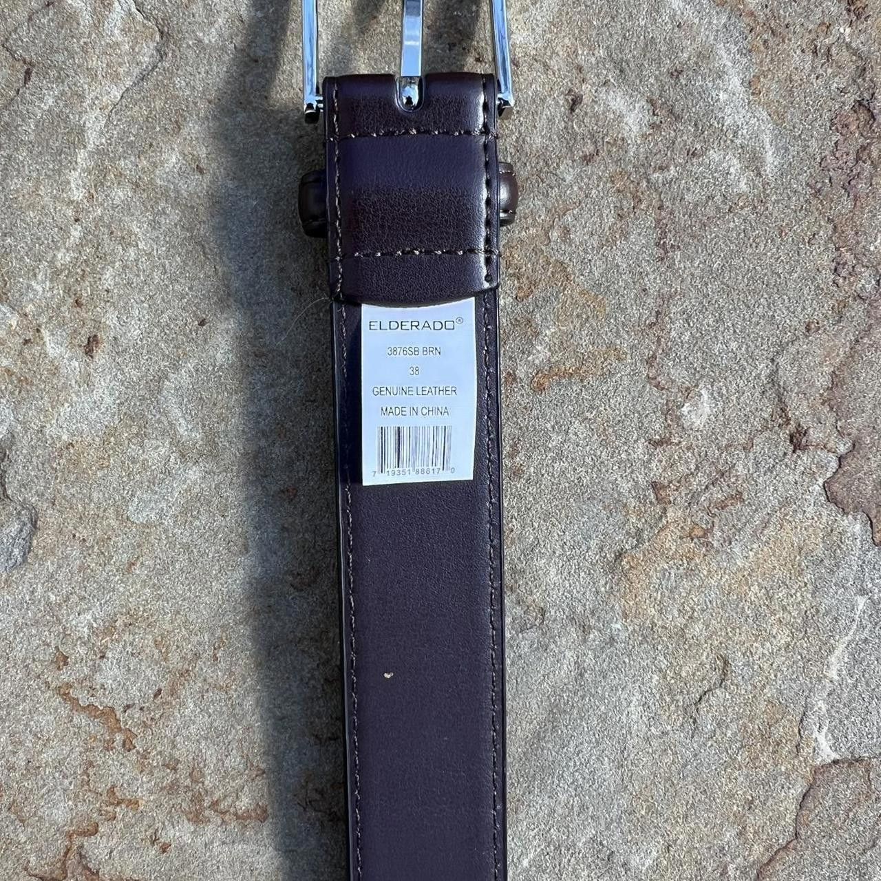 Other NWT Dark Brown Leather Belt Size ONE SIZE - 6 Thumbnail