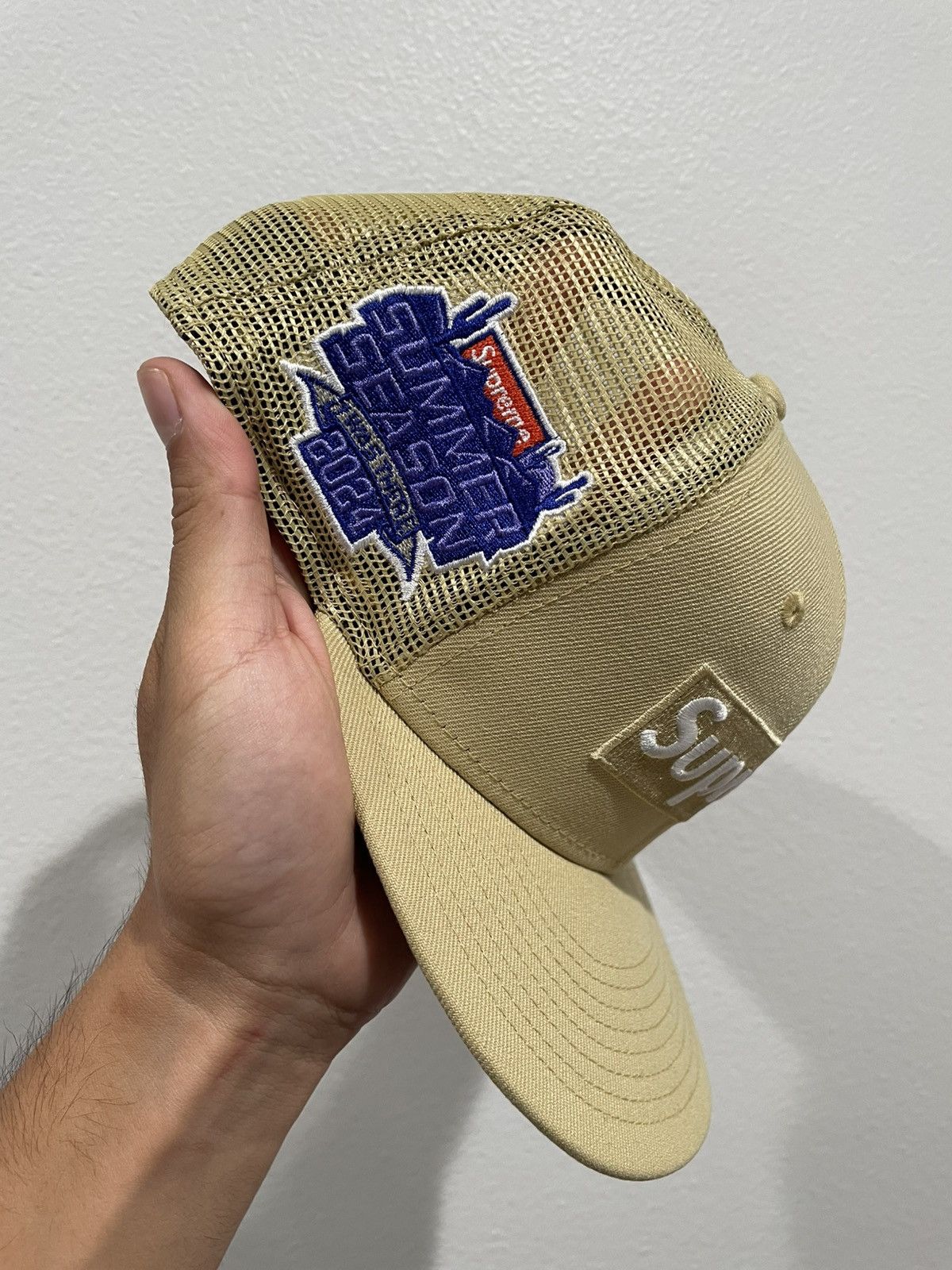 Supreme Supreme Box Logo Mesh Back New Era Cap Size ONE SIZE - 2 Thumbnail