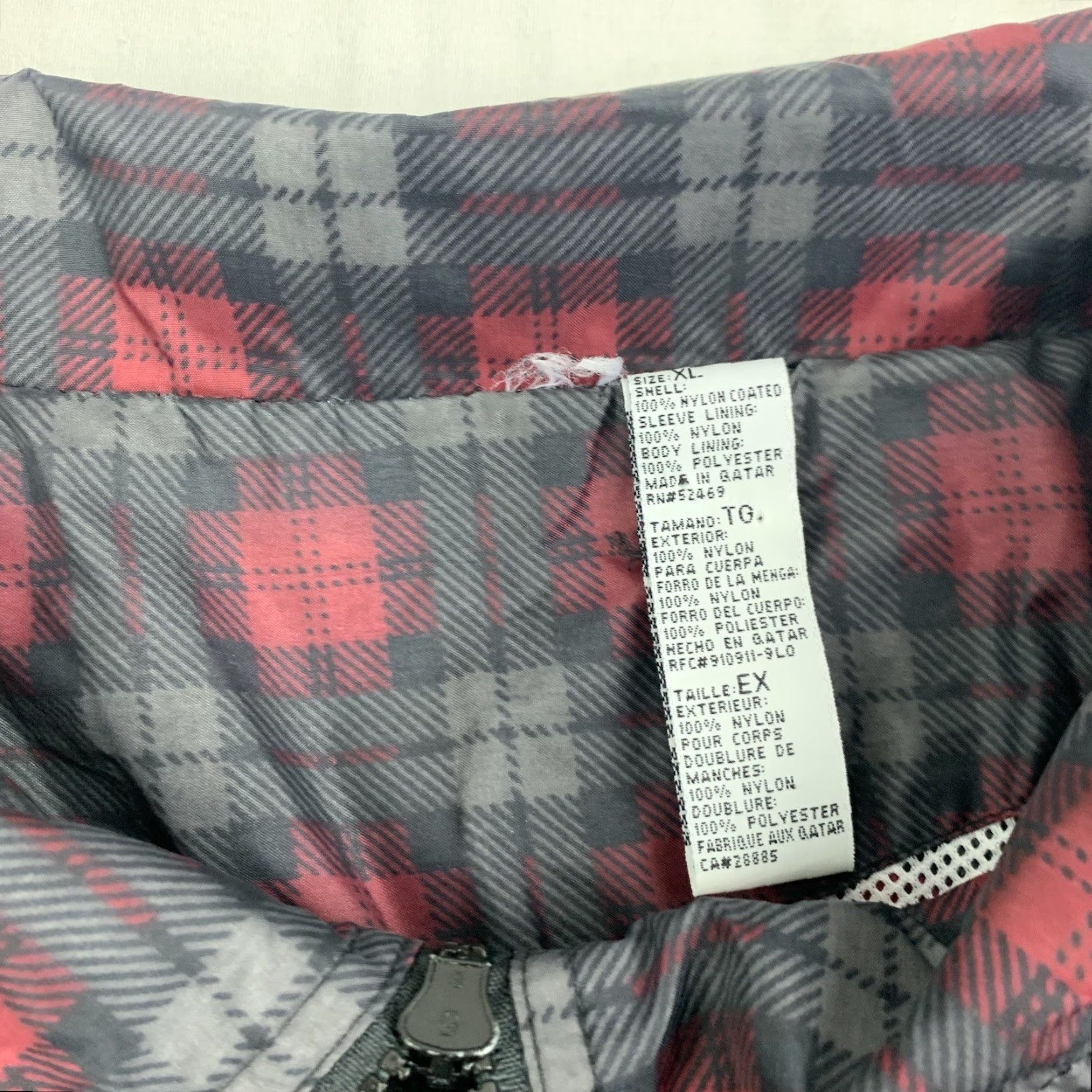 Jerzees VINTAGE Jerzees Windbreaker Jacket Adult XL Red Plaid Full Zip Collared 90s Mens Size US XL / EU 56 / 4 - 4 Thumbnail