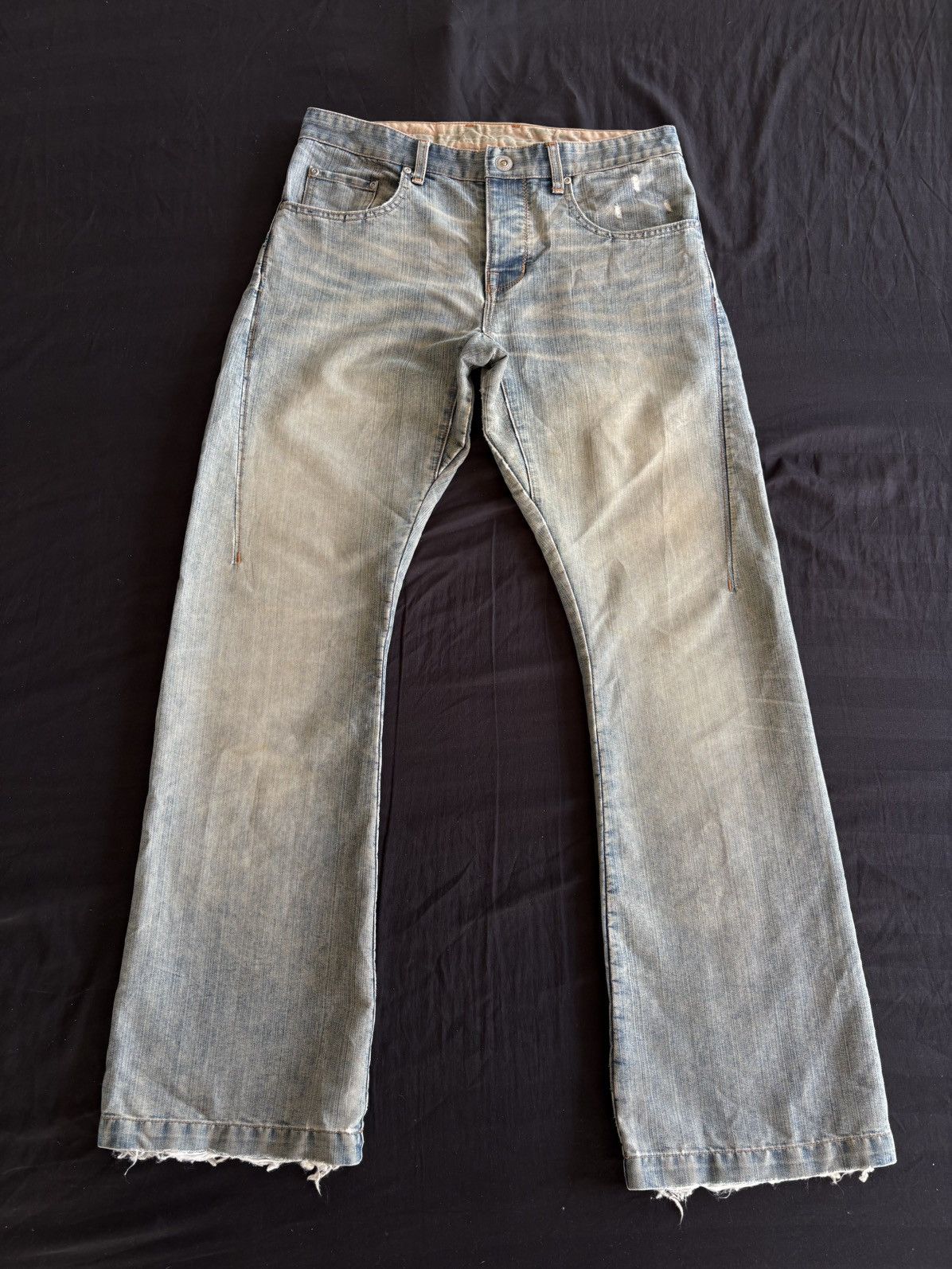 Oakley Rare Vintage Oakley Denim Faded Wash Flare Jeans Pants Size US 33 - 2 Thumbnail