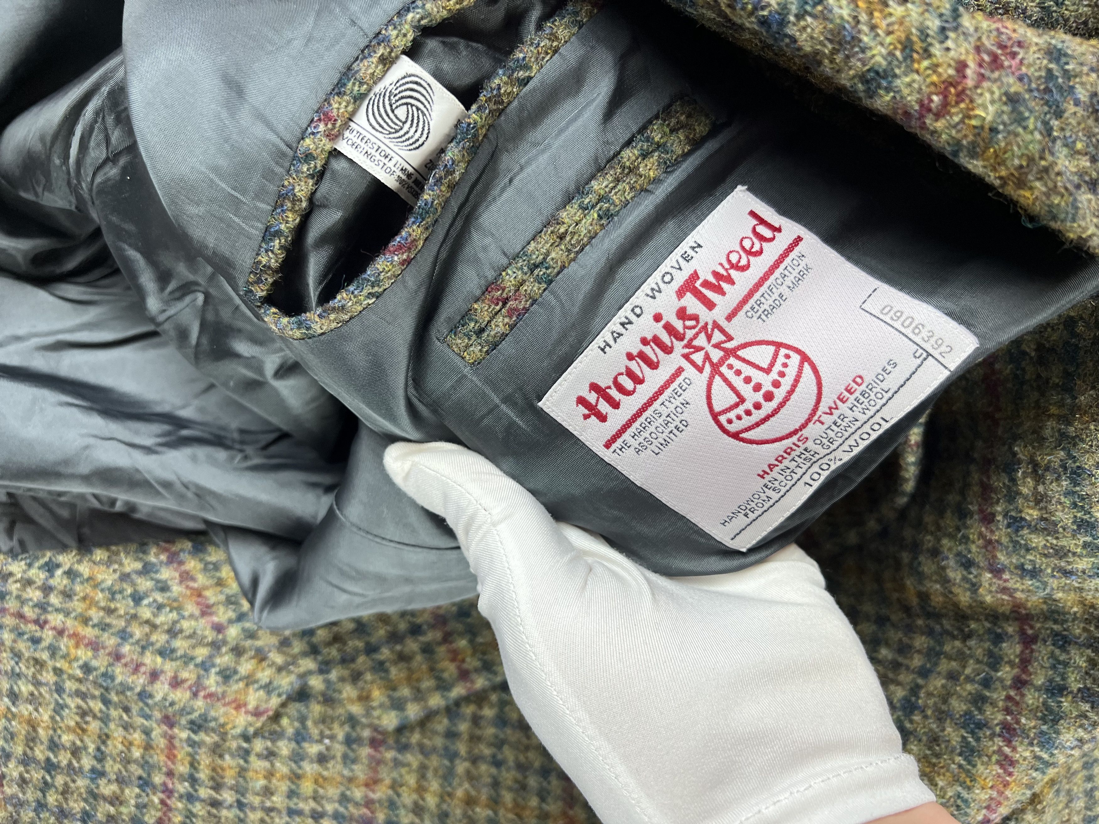 Harris Tweed × Vintage Vintage Harris Tweed Wool Blazer XXL Size 54R - 4 Thumbnail