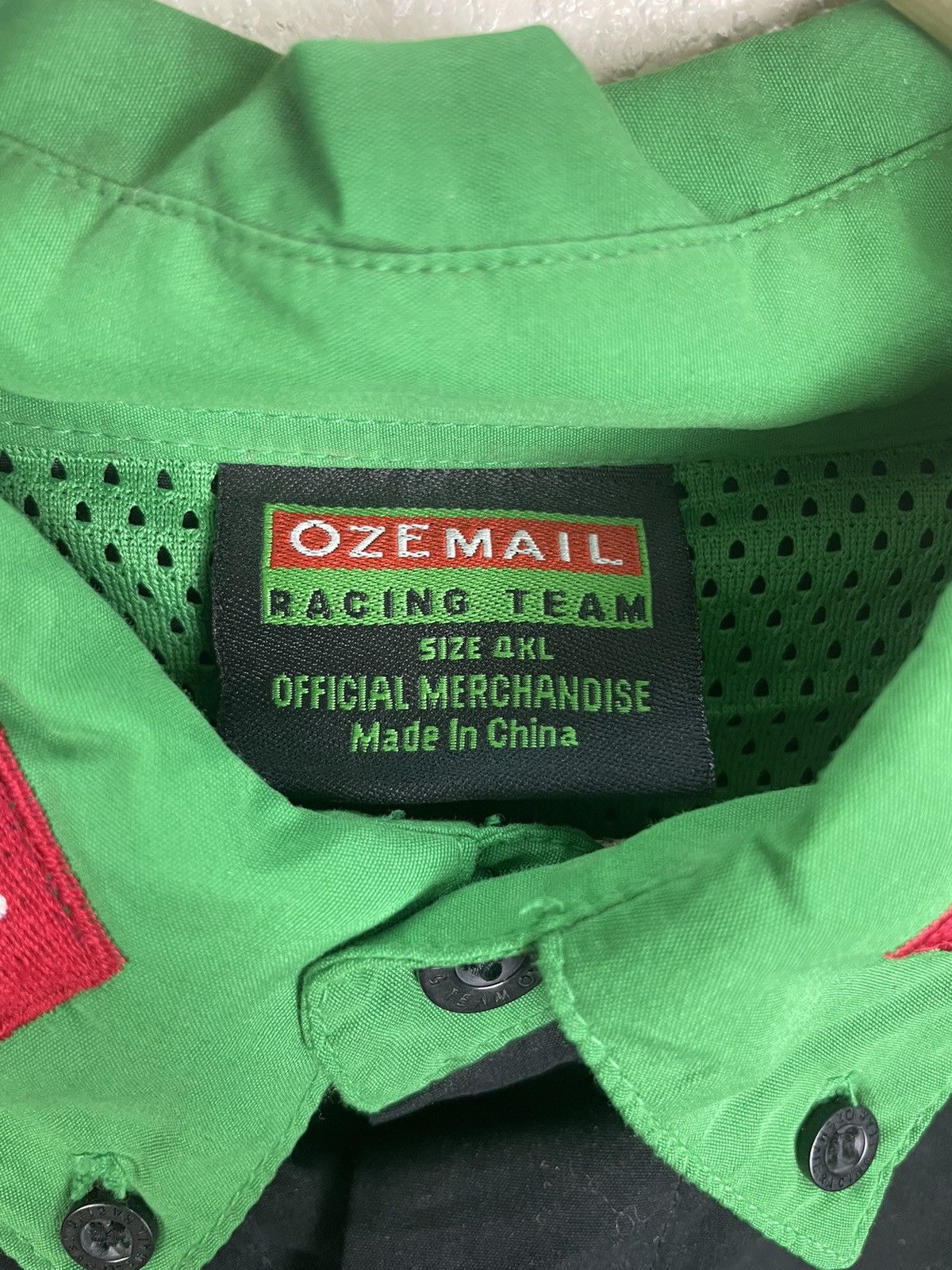 Ford × Vintage Vintage OzEmail Racing Team Ford | 4XL Shirt Embroidered Size US XXL / EU 58 / 5 - 7 Thumbnail