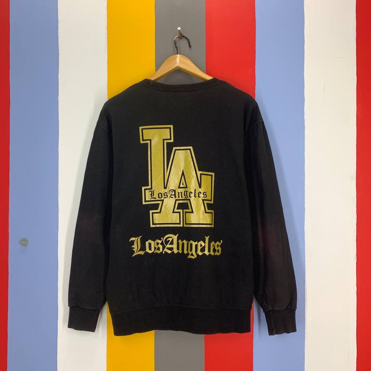 Japanese Brand LOS ANGELES by PRINTSTAR Crew Neck Sweatshirt #2165/19 Size US L / EU 52-54 / 3 - 1 Thumbnail