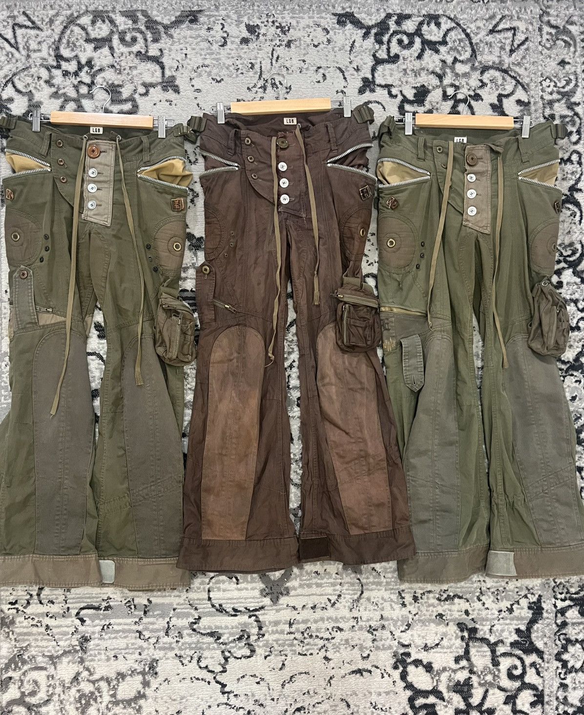 Le Grande Bleu (L.G.B.) Lgb green 4/4 pilot pants | Grailed