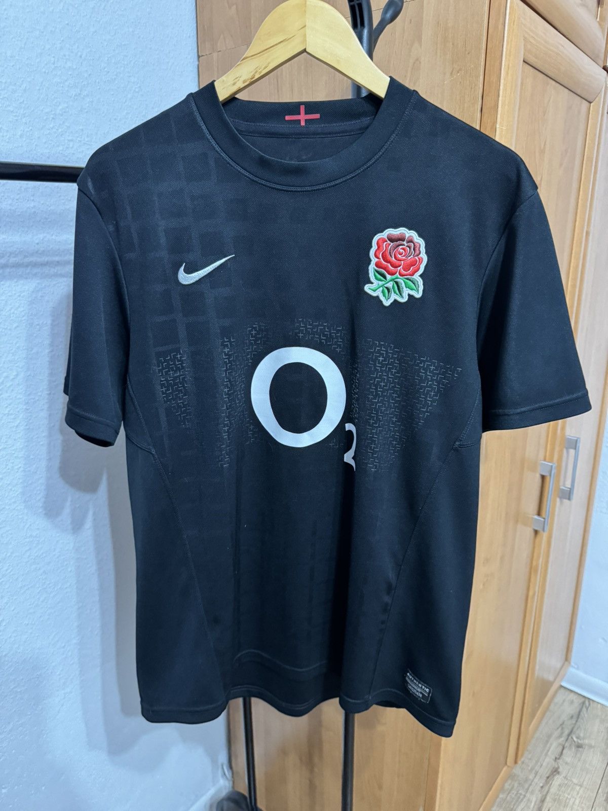 Nike Nike England Rugby Training Jersey (O2 Sponsor) - Black Size US M / EU 48-50 / 2 - 16 Thumbnail