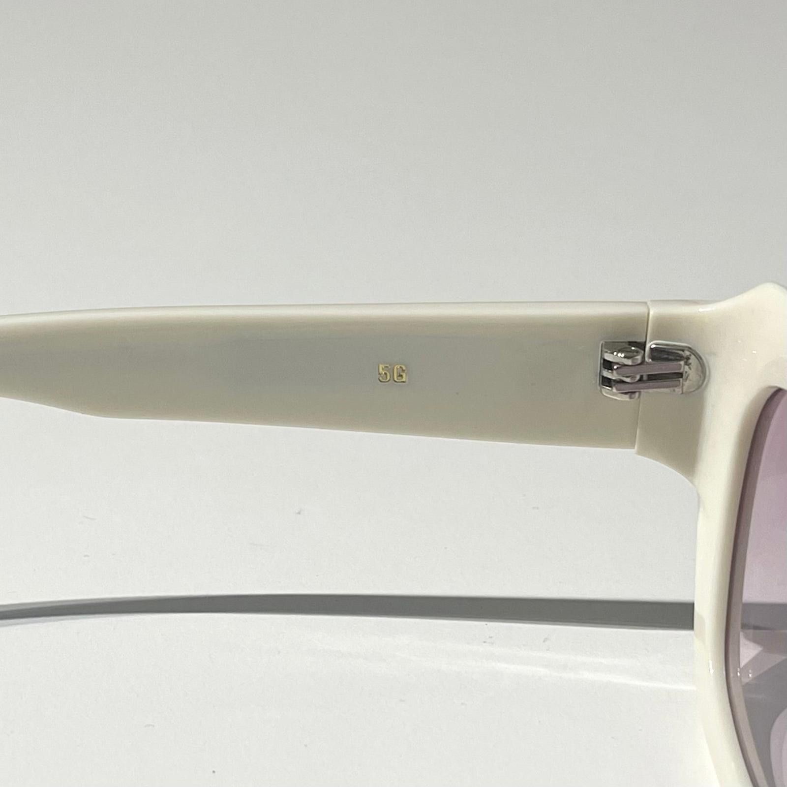 Gentle Monster Gentle Monster X Coperni 5G Sunglasses (White) Size ONE SIZE - 8 Thumbnail