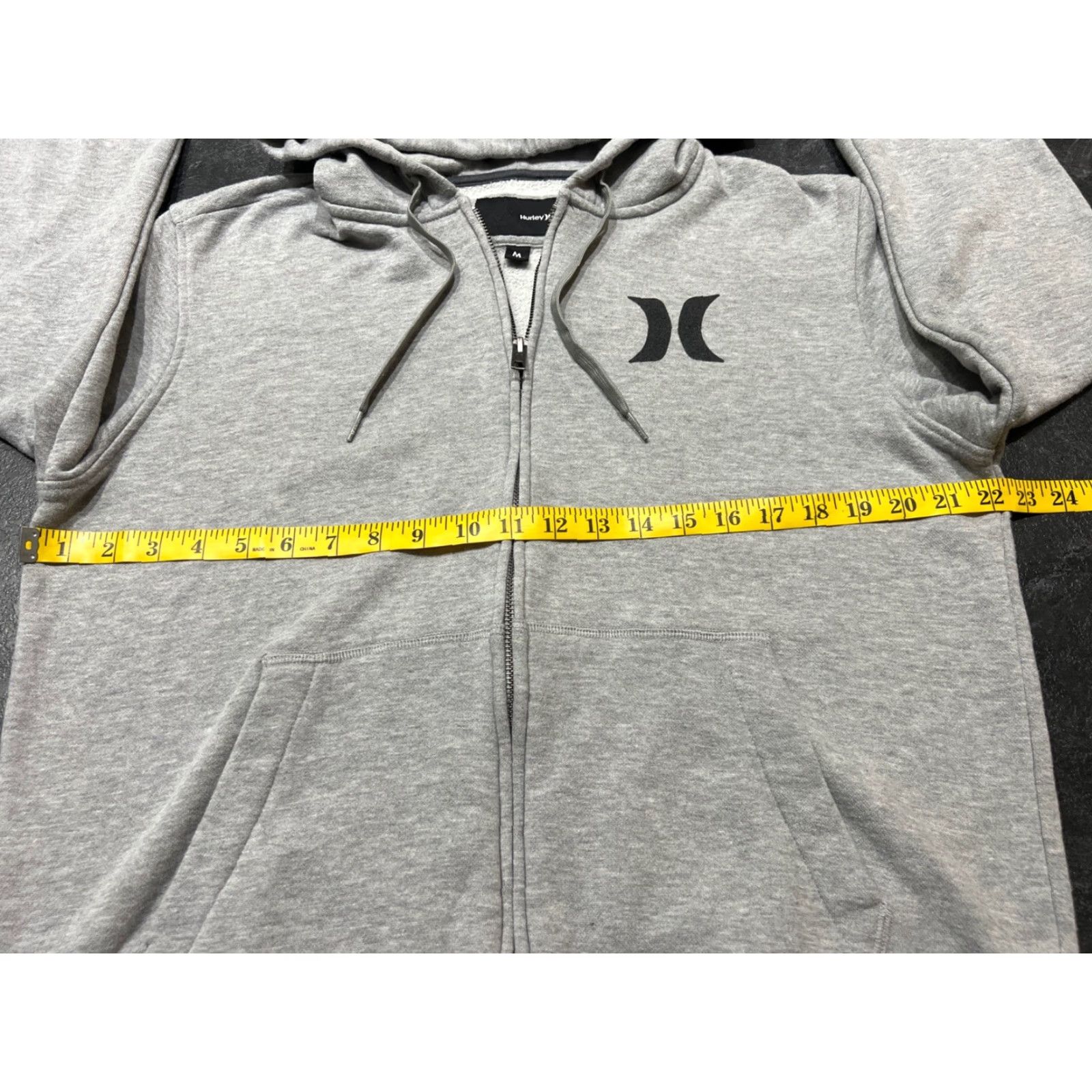 Hurley Hurley Hoodie Sweatshirt Full Zip Men's Size Medium Gray All Seasons Logo Modern Skateboarding Size US M / EU 48-50 / 2 - 7 Thumbnail