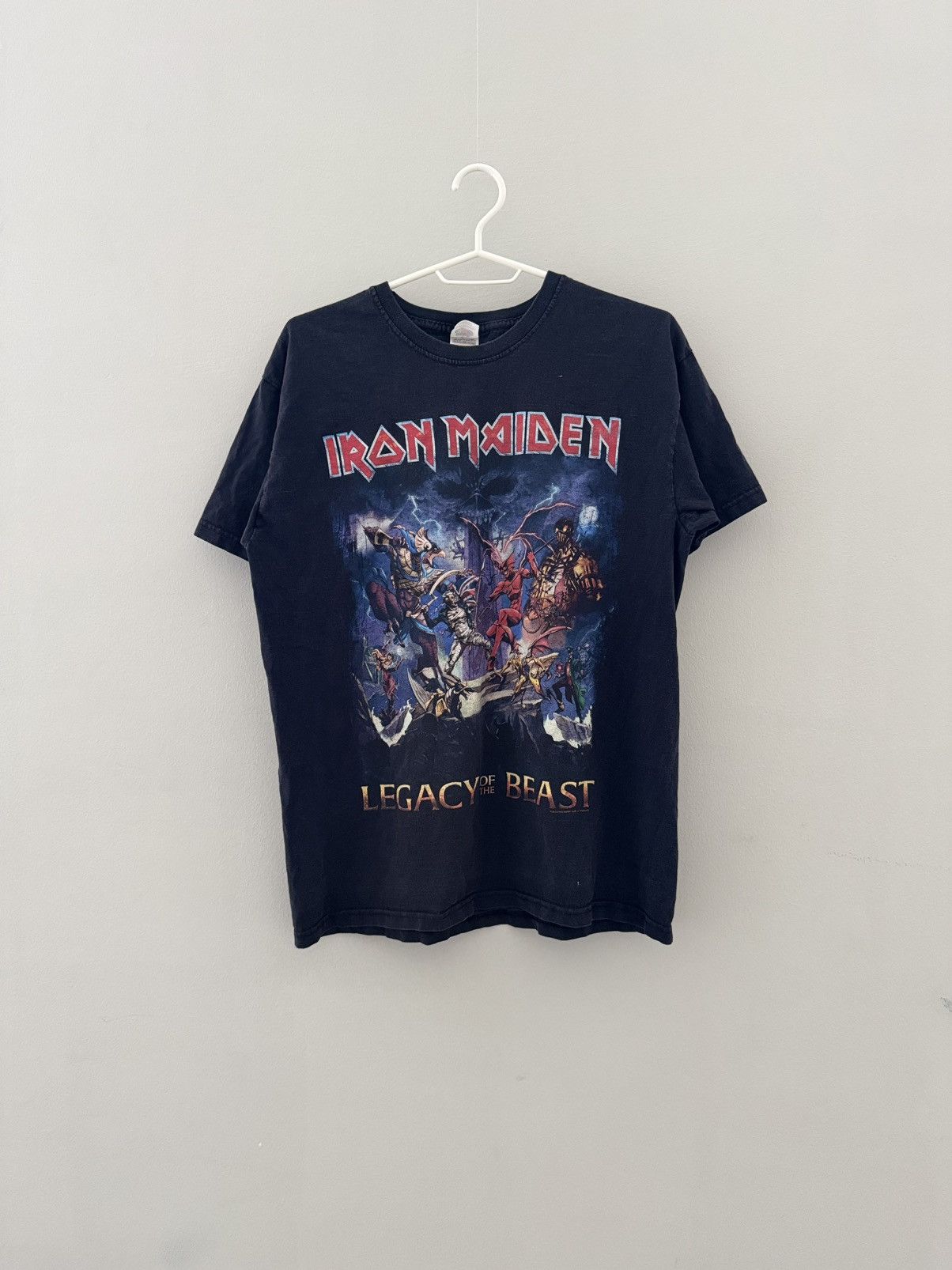 Band Tees × Iron Maiden Iron Maiden Legacy of the Beast 2016 Tshirt Tour Merch Size US M / EU 48-50 / 2 - 1 Thumbnail