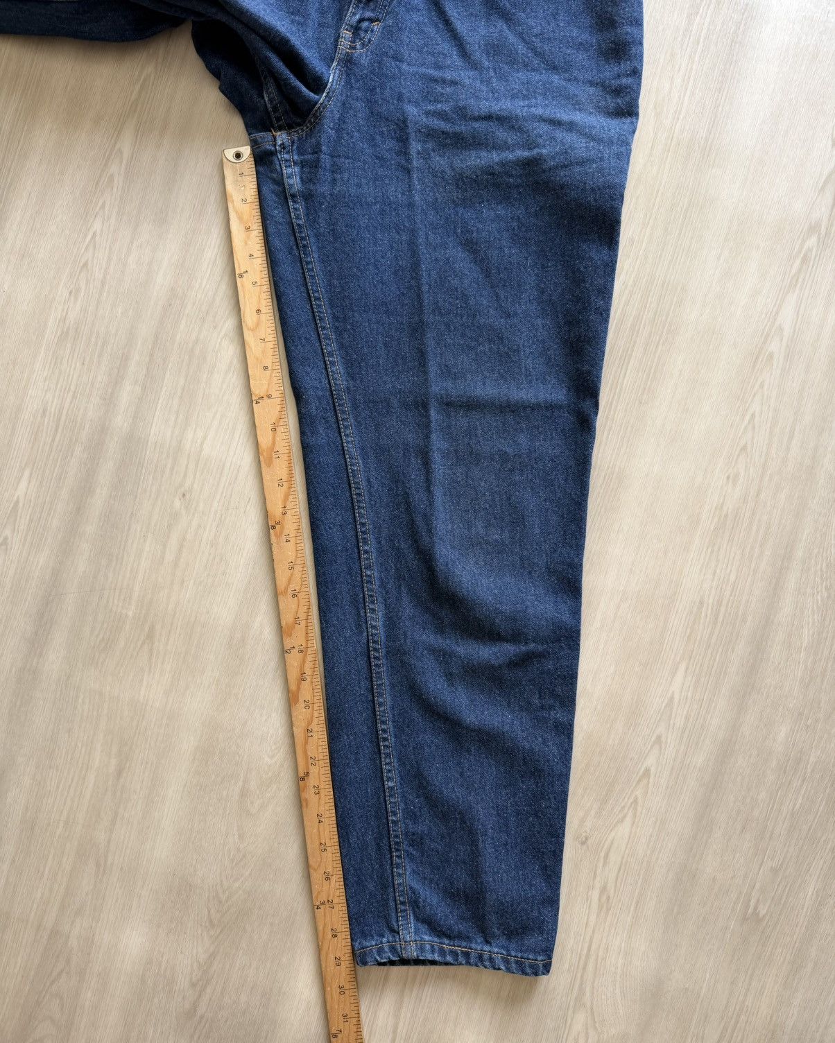Levi's Vintage Y2K 00 Levis 550 Jeans Relaxed Fit Tapered Sz 12 Reg Size 32" / US 10 / IT 46 - 6 Thumbnail
