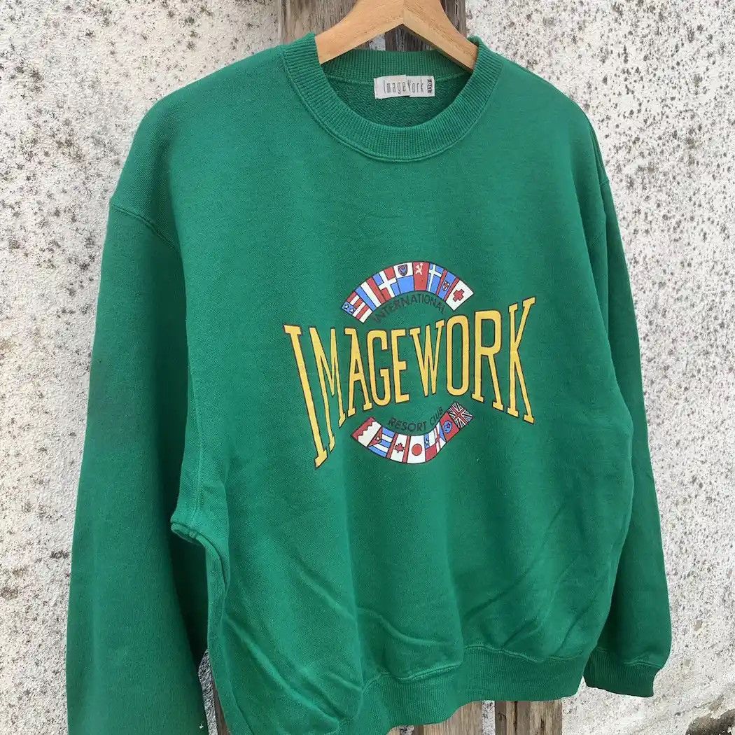 Japanese Brand × Vintage Vintage Image Work Crewneck Sweater Jumper Pullover Size US L / EU 52-54 / 3 - 2 Thumbnail