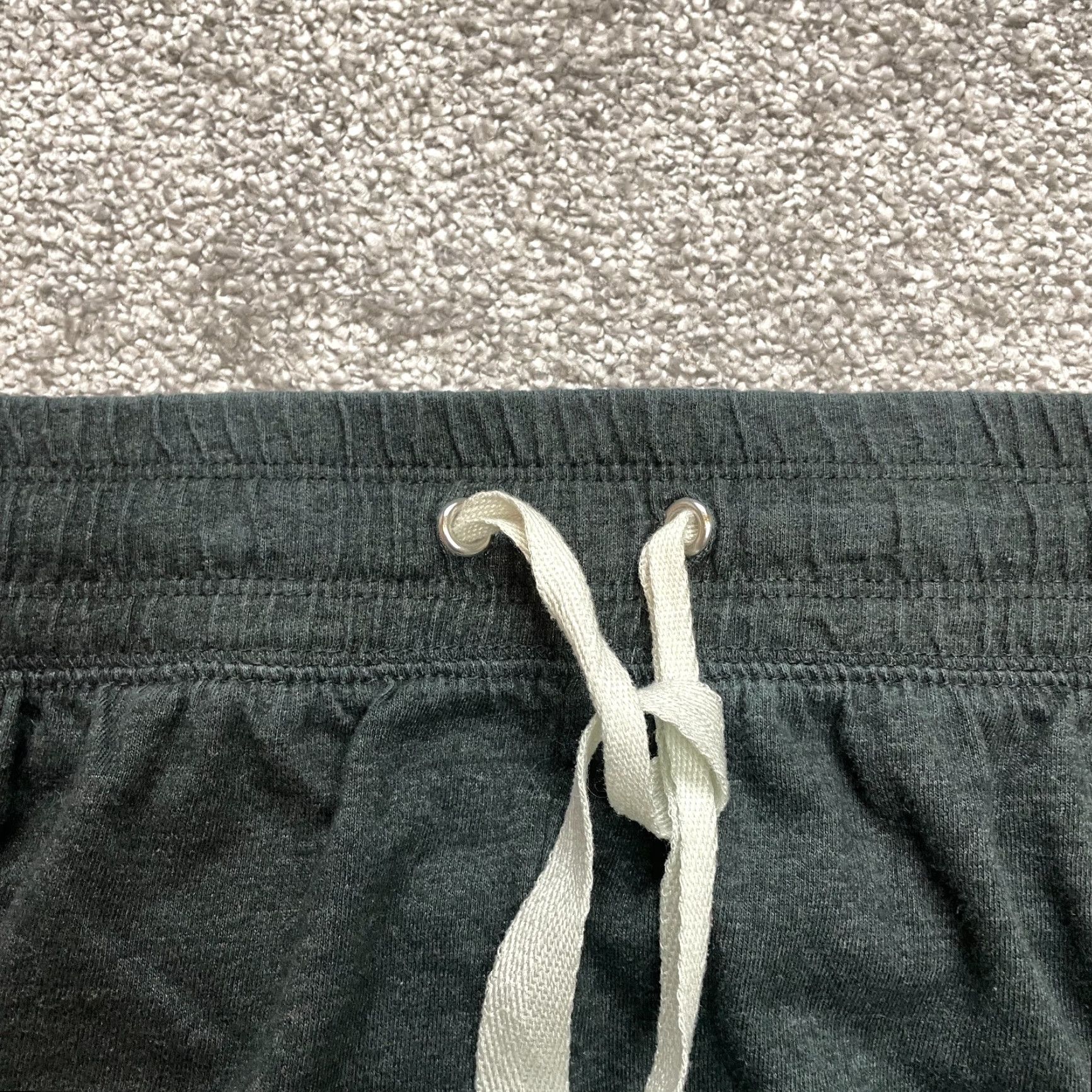 Vintage VINTAGE? No. Just Be Sweatshorts Womens 3X Dark Gray Elastic Drawstring Soft Casual Size ONE SIZE - 7 Thumbnail
