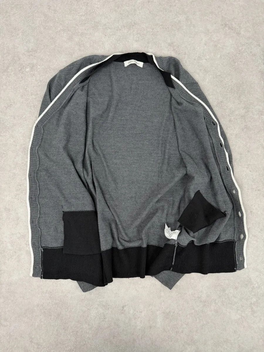 Pierre Balmain AW2013 Pierre Balmain White & Grey Minimalist Cardigan Size US M / EU 48-50 / 2 - 9 Thumbnail