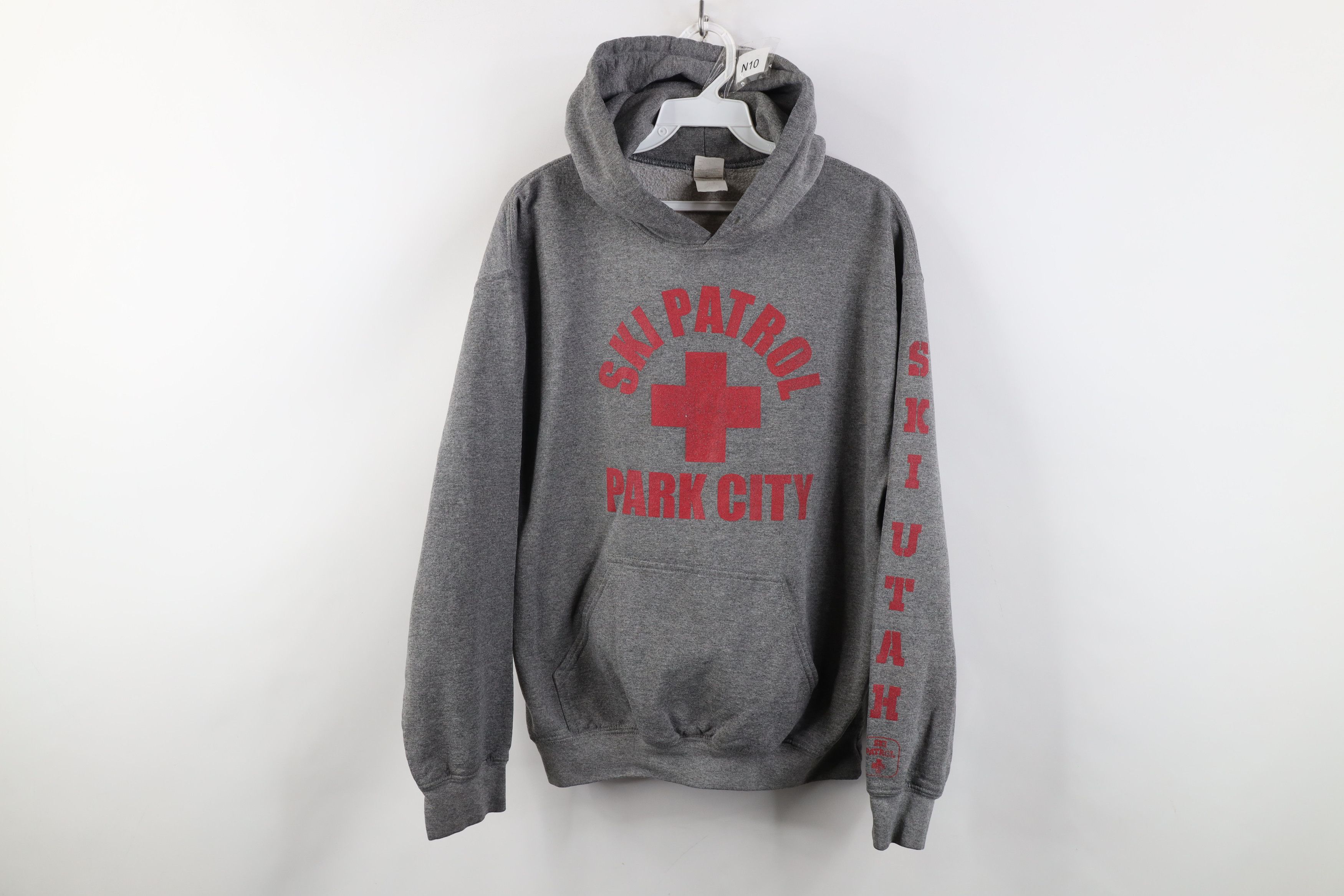 Vintage Vintage Y2K Park City Utah Hoodie Sweatshirt Heather Gray Size US M / EU 48-50 / 2 - 1 Thumbnail