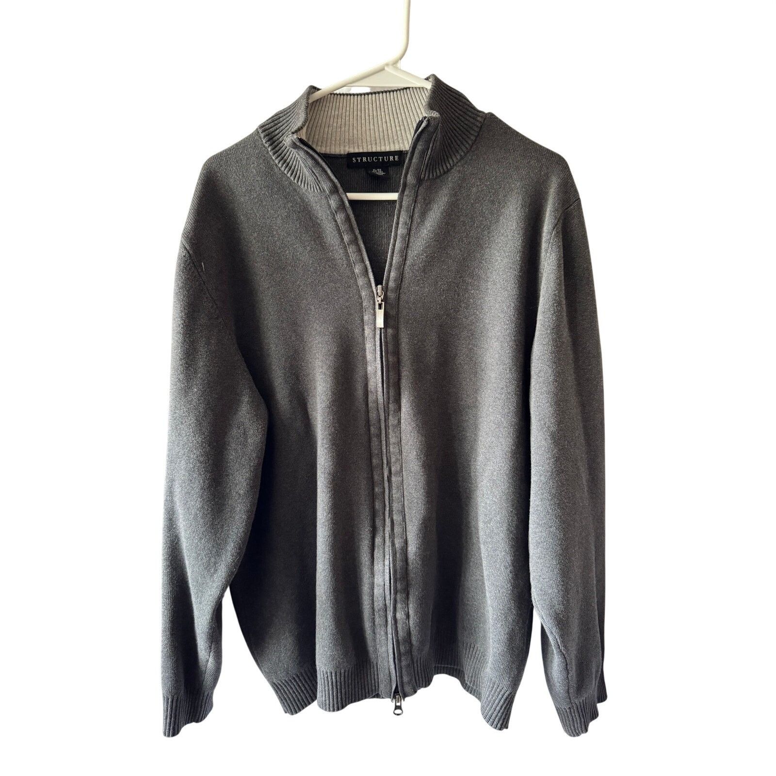 Structure Structure Full Zip Mock Neck Sweater Jacket, Size XL Size US XL / EU 56 / 4 - 1 Thumbnail