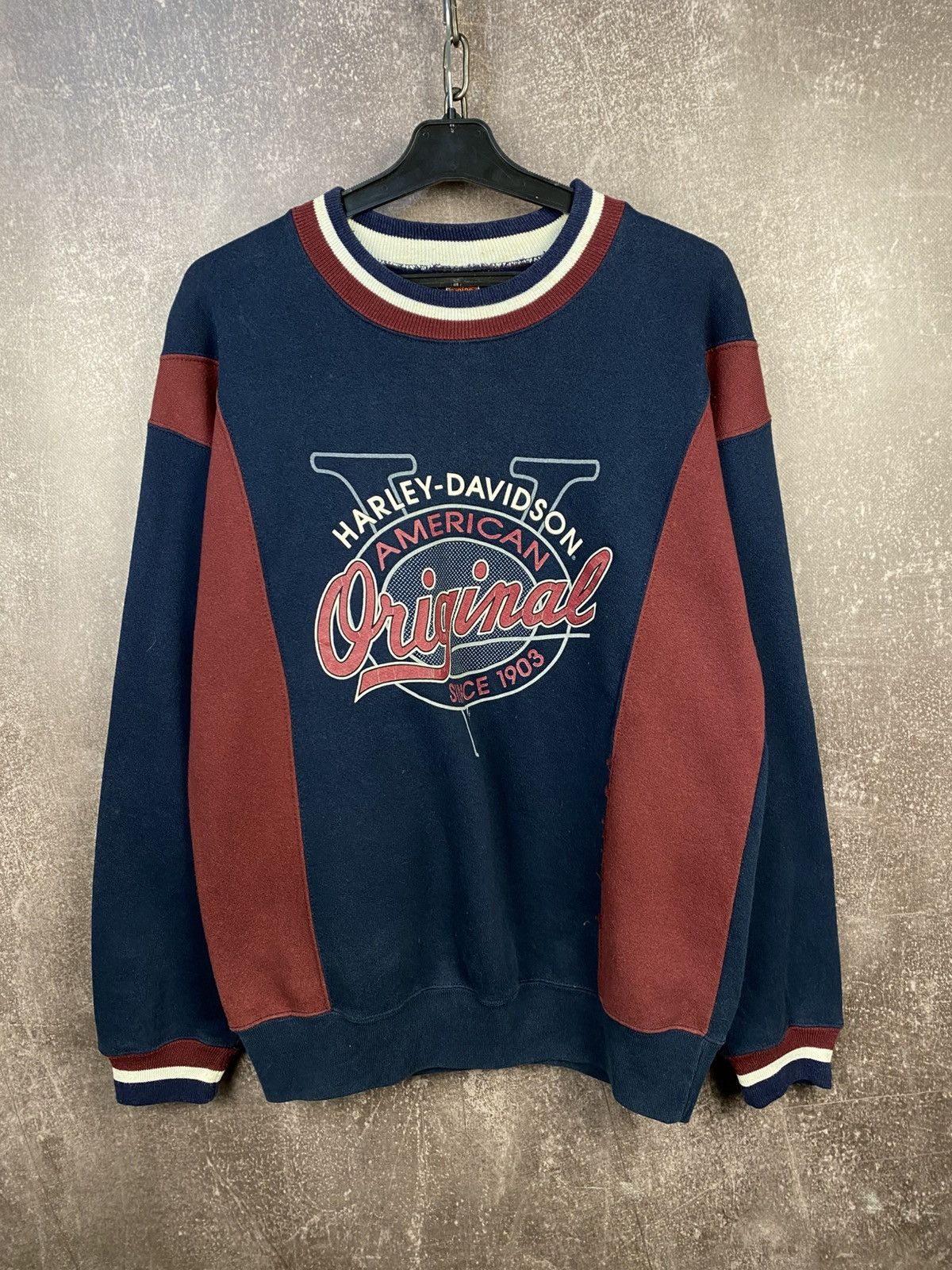 Harley Davidson Vintage Harley Davidson Sweatshirt Logo Motorcyle Racing Size US L / EU 52-54 / 3 - 2 Thumbnail