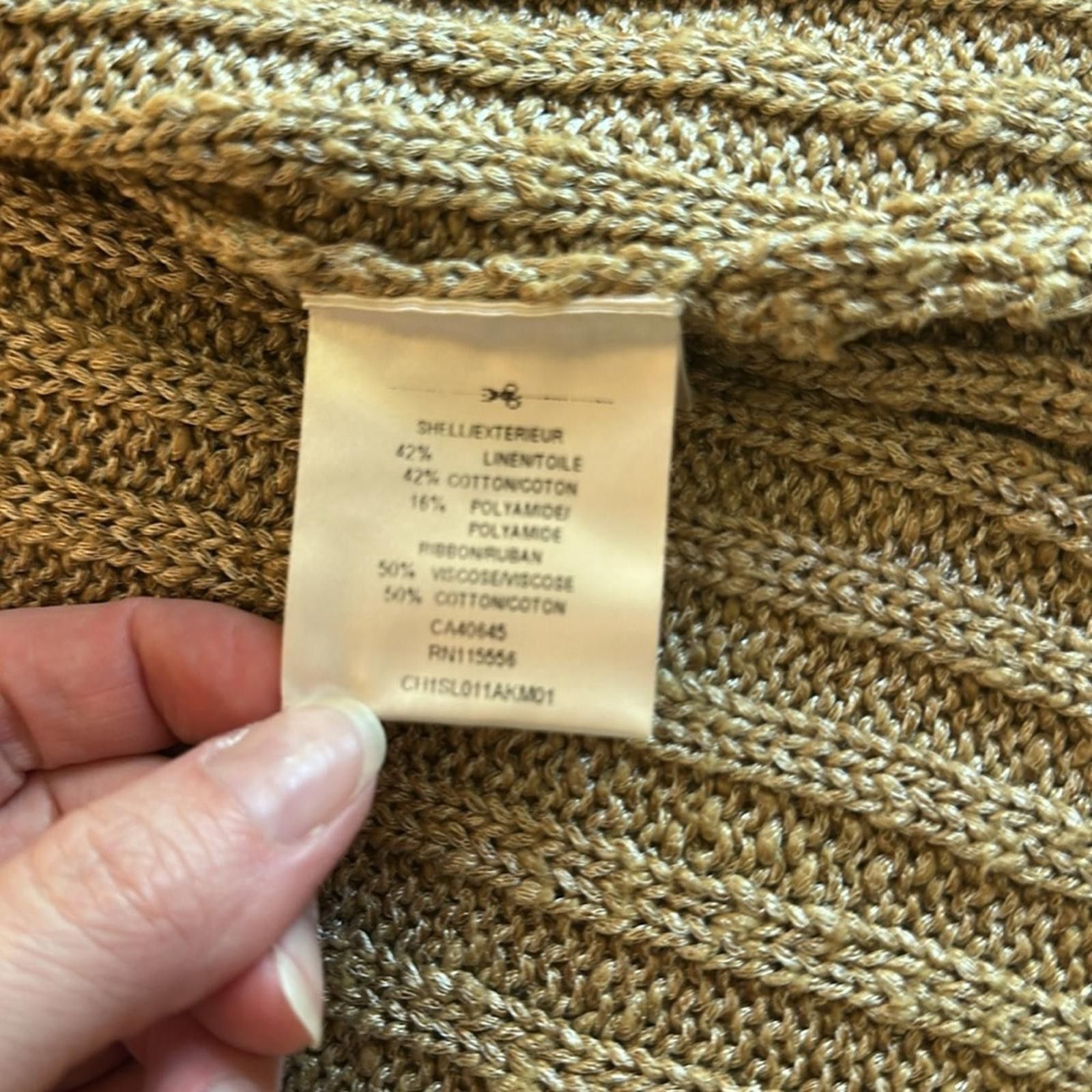 Other PORTS 1961 Small Gold High End sweater 3/4 sleeve Size S / US 4 / IT 40 - 4 Thumbnail