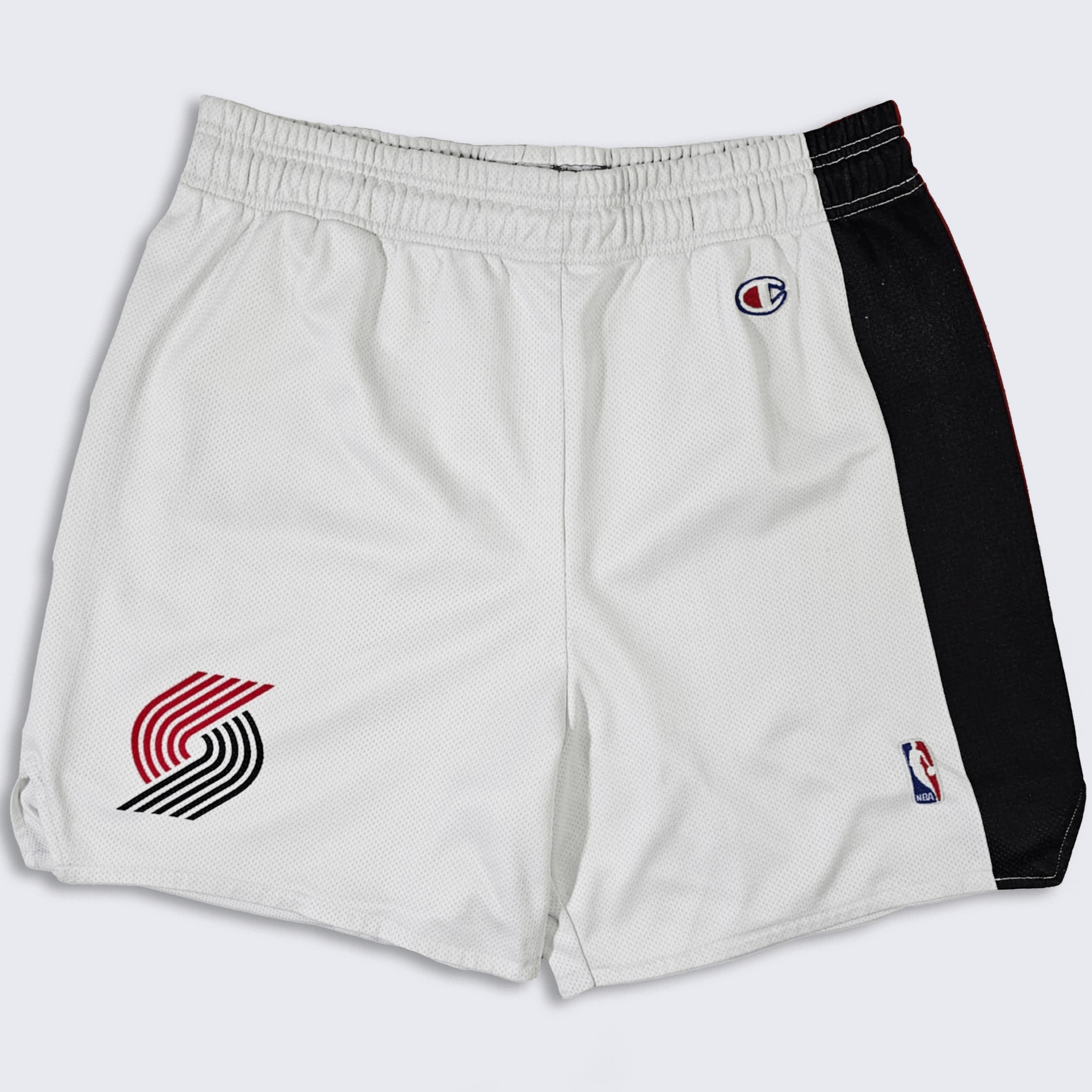 Champion × NBA × Vintage Portland Trail Blazers Vintage 90s Basketball Shorts Size US 40 / EU 56 - 1 Thumbnail