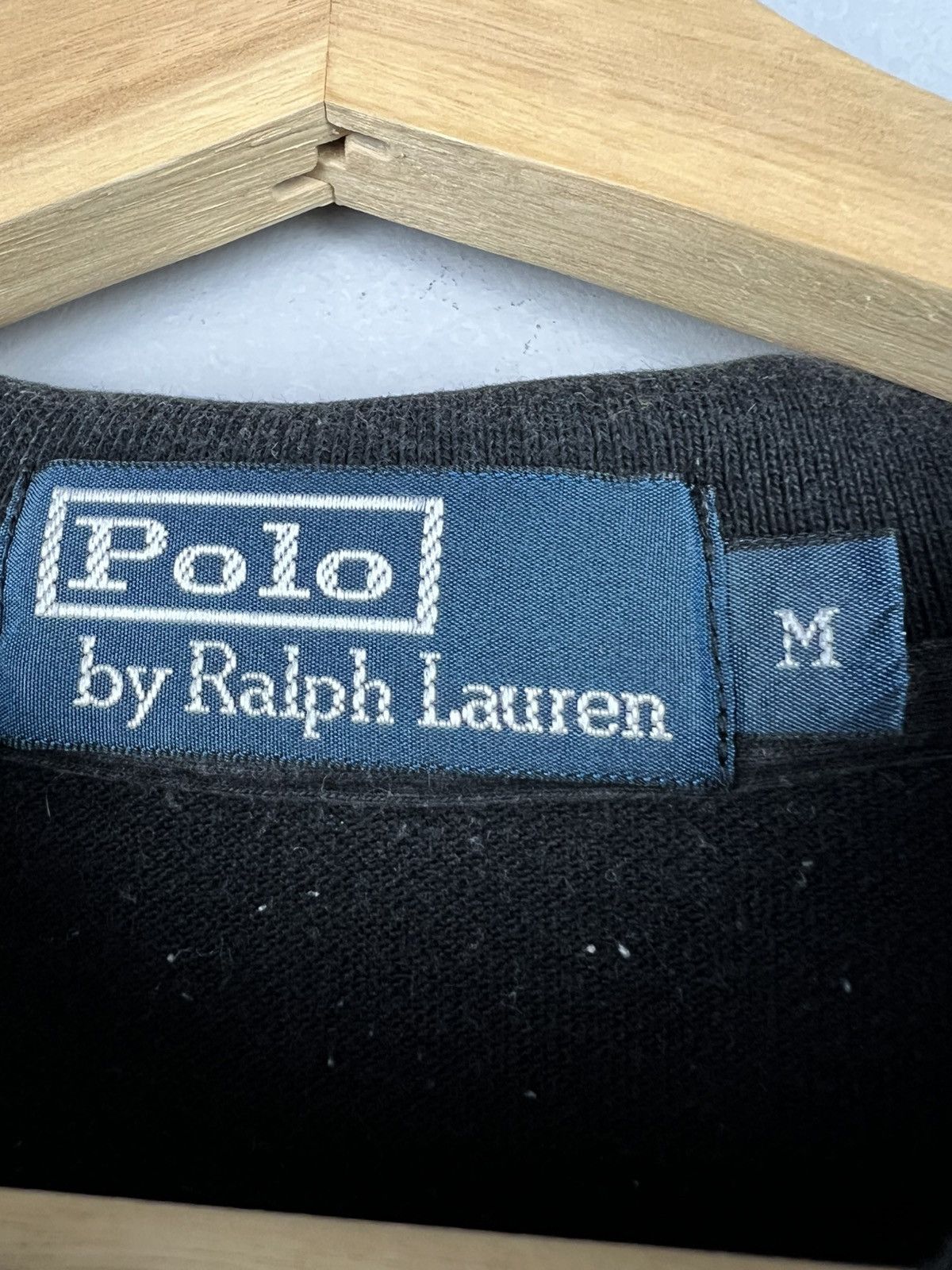 Polo Ralph Lauren × Vintage Polo Ralph Lauren Classic black pocket polo t shirt Size US XL / EU 56 / 4 - 5 Thumbnail