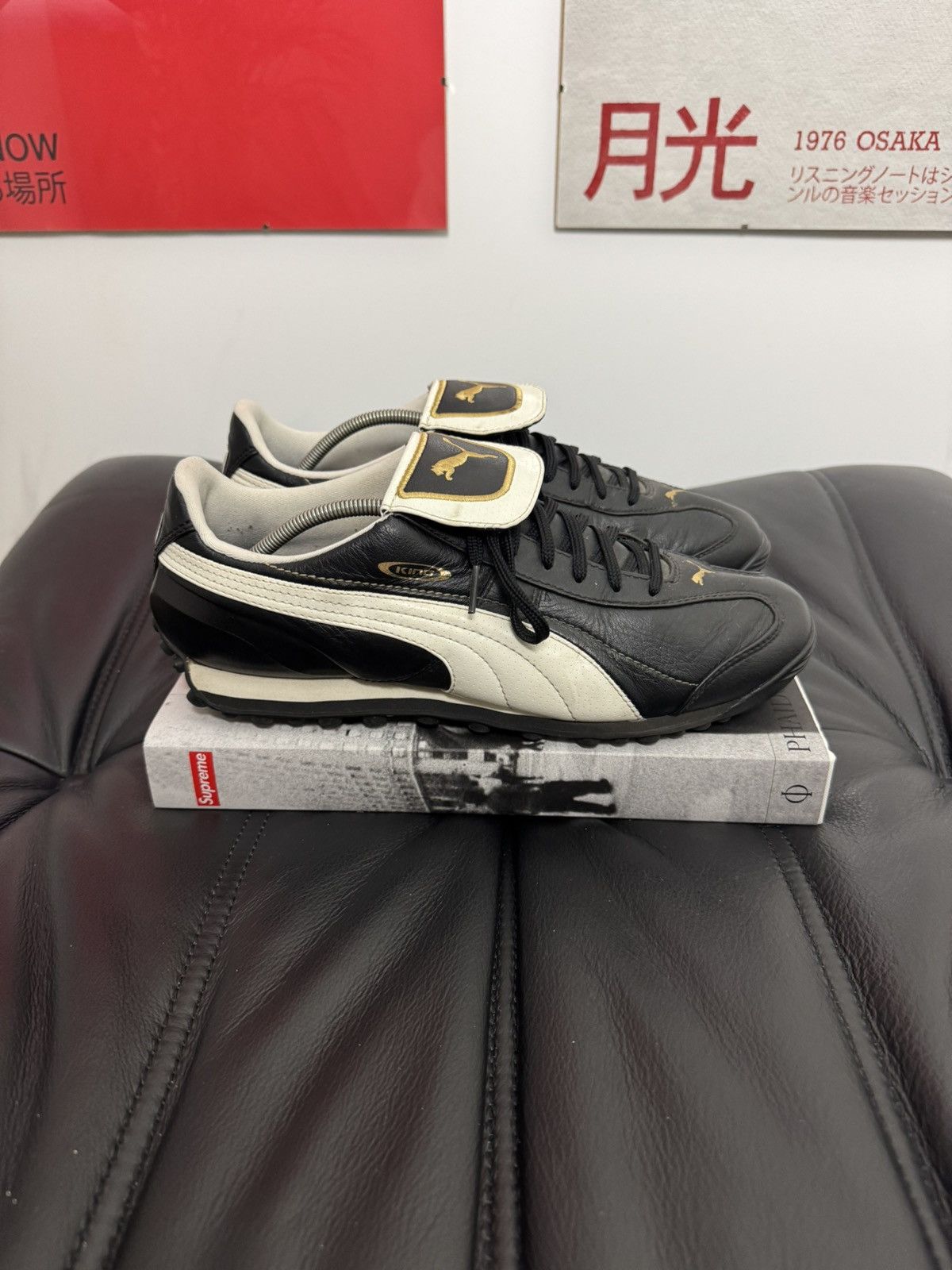 Japanese Brand × Puma × Vintage RARE Puma Satori Vintage Leather