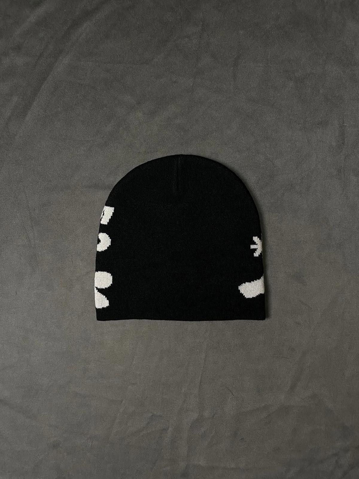 Japanese Brand Never Happy New Year F*F No Cuff Knit Skull Cap Black Beanie Size ONE SIZE - 5 Thumbnail