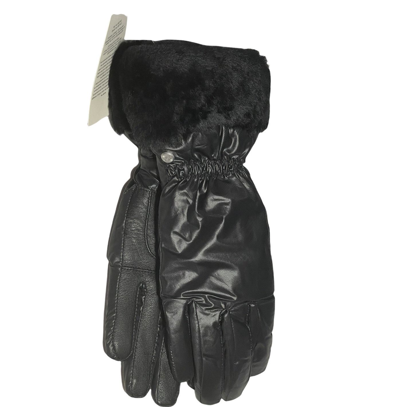 UGG selling Shearling Sheepskin Gloves Turned Bow Cuff Size M