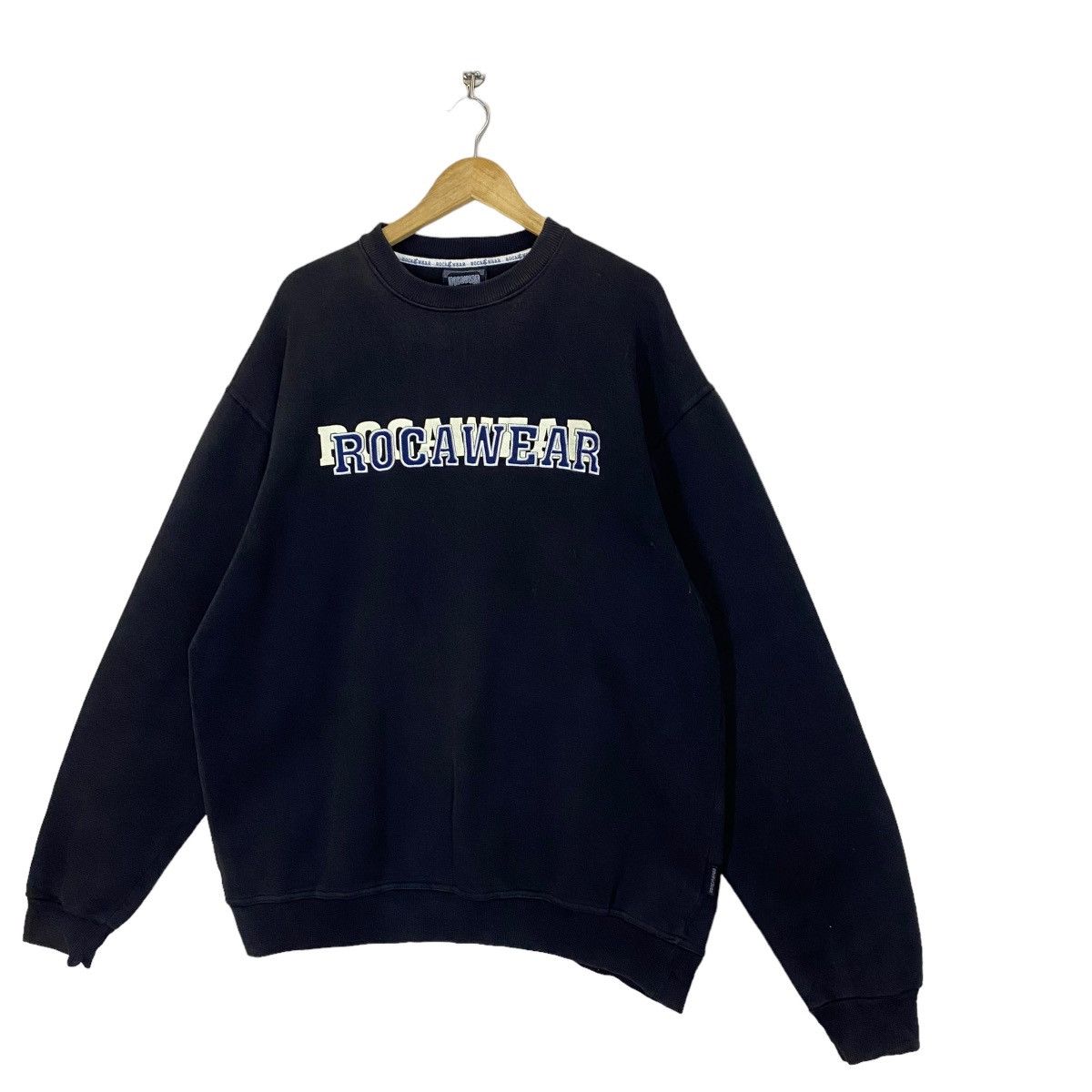 Japanese Brand Vintage Rocawear Big Logo Crewneck Sweatshirt Size XL Size US XL / EU 56 / 4 - 3 Thumbnail