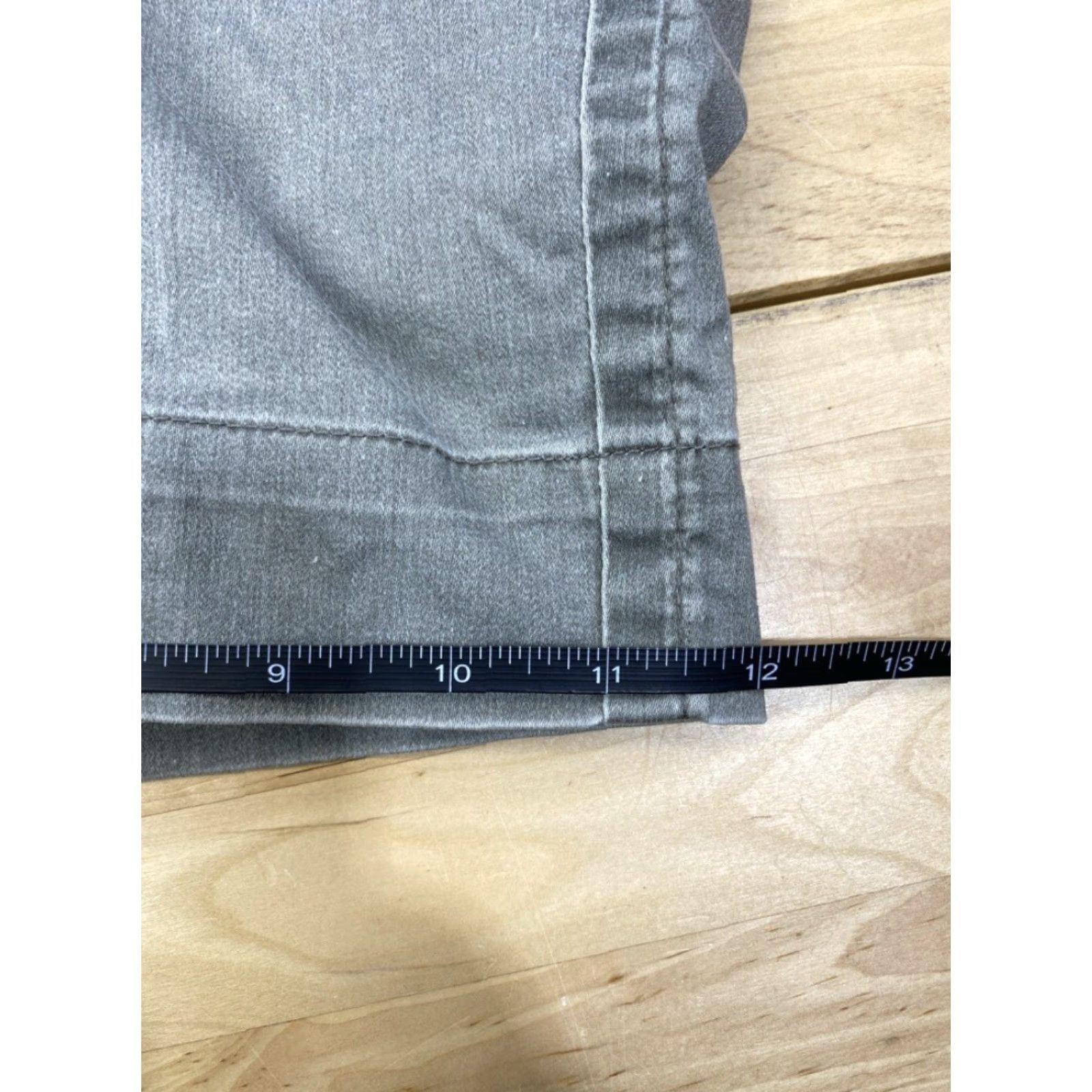 Denime Z Cavaricci Women's Bermuda Denim Shorts Size 16 Green Bottoms Denim Color Green 16 Womens Size 38" / US 16 / IT 52 - 6 Thumbnail