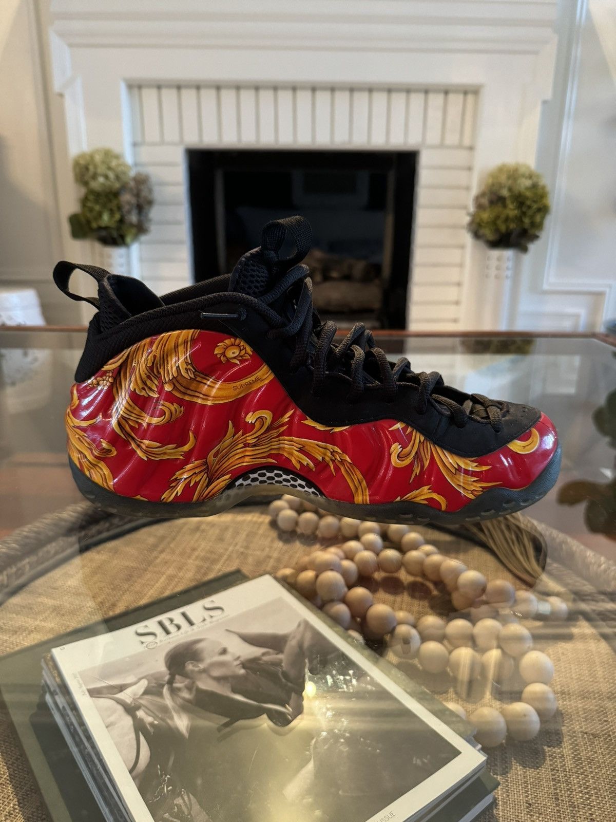Nike × Supreme Supreme Nike Air Foamposite One “Red” Size US 11 / EU 44 - 7 Thumbnail