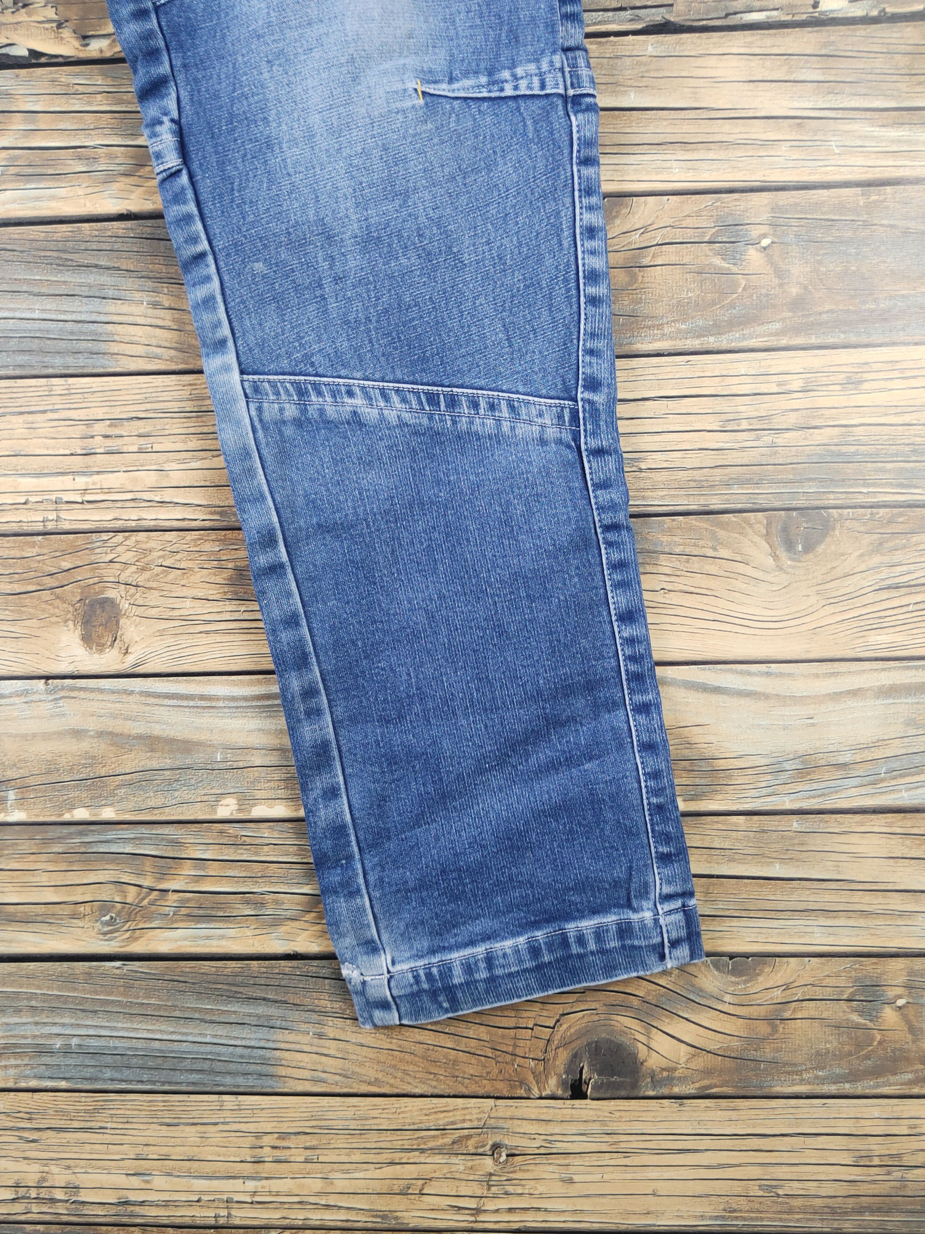 Japanese Brand DL Toraichi Blue Distressed Ripped Jeans #2124 Size US 33 - 7 Thumbnail