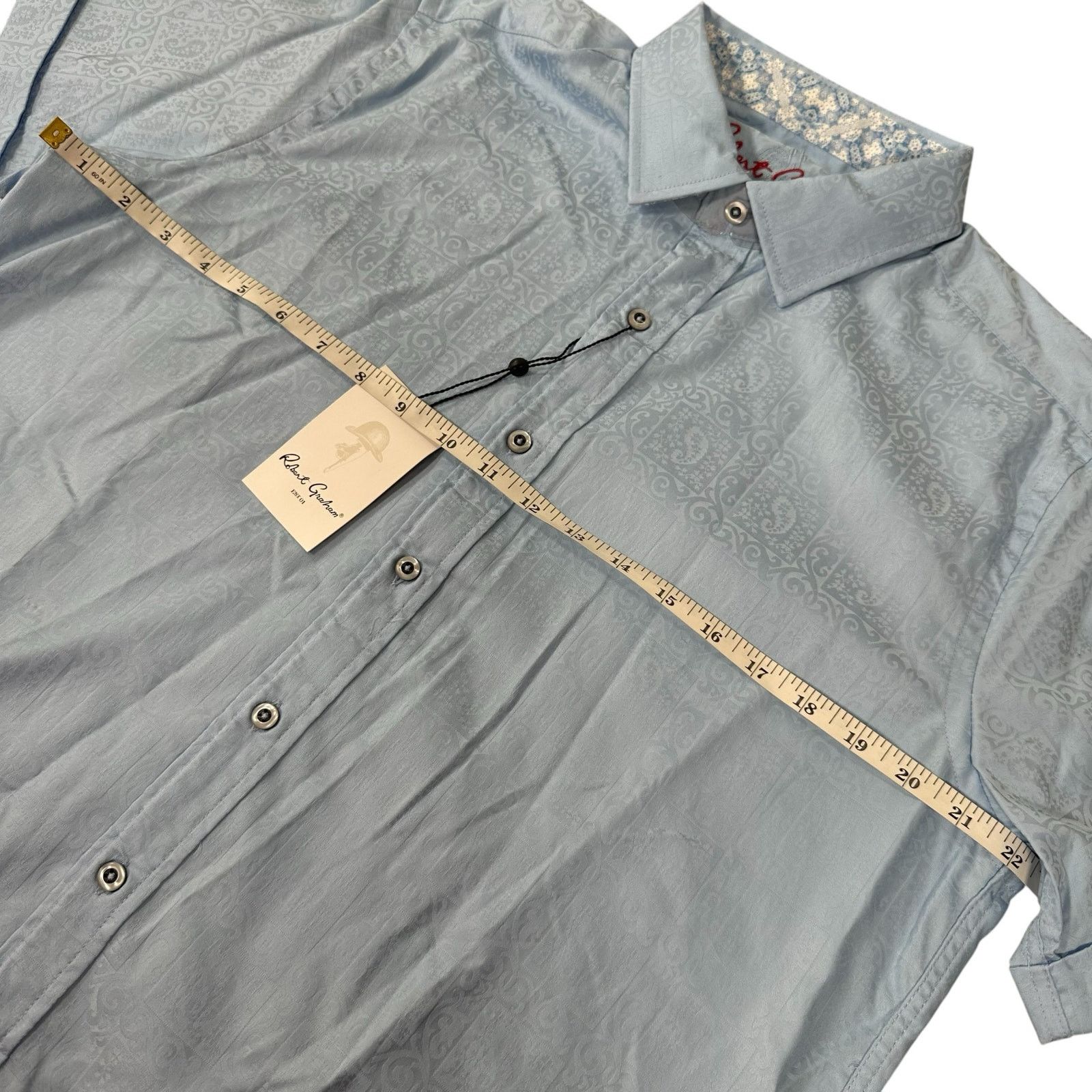 Robert Graham Robert Graham Windsor 2 Short Sleeve Button Down Shirt Size US M / EU 48-50 / 2 - 4 Thumbnail