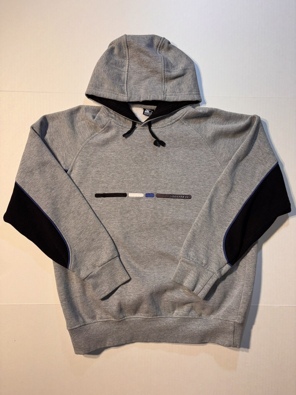 Starter Vtg Starter Embroidered Spell Out Y2K Two Tone Hoodie Sz M Size US M / EU 48-50 / 2 - 1 Thumbnail