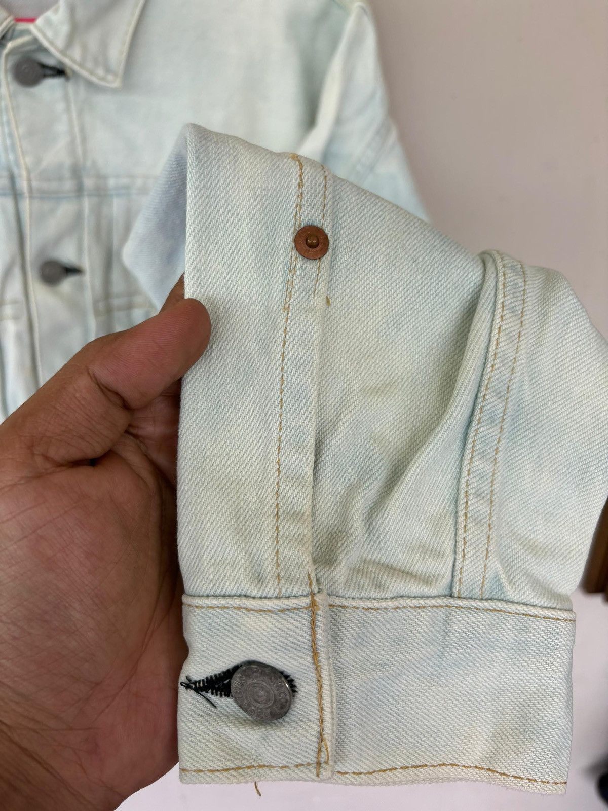 Levi's Vintage Clothing Vintage Levi’s Tracker Denim Jacket Big E Stonewash Design Size US M / EU 48-50 / 2 - 13 Thumbnail