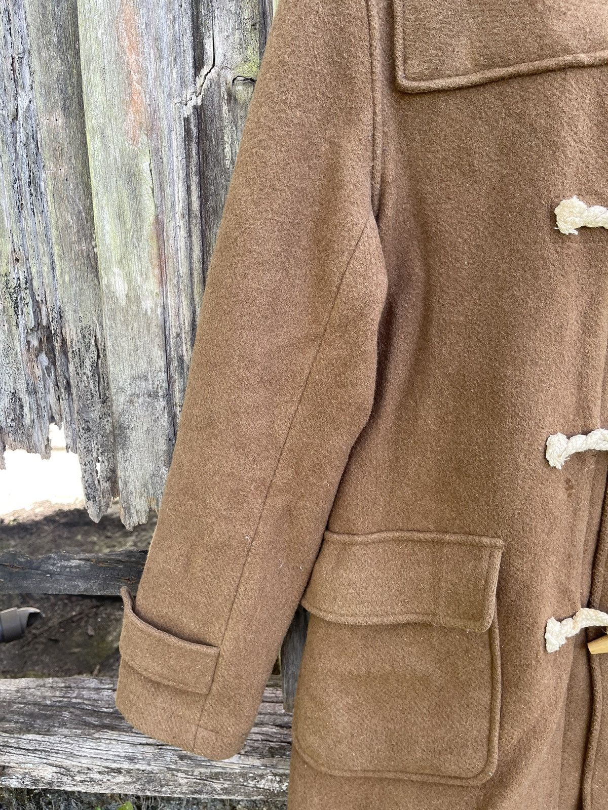 Designer HARE Classic Wool Duffle Coat (Camel Brown) - Size S Size US M / EU 48-50 / 2 - 6 Thumbnail