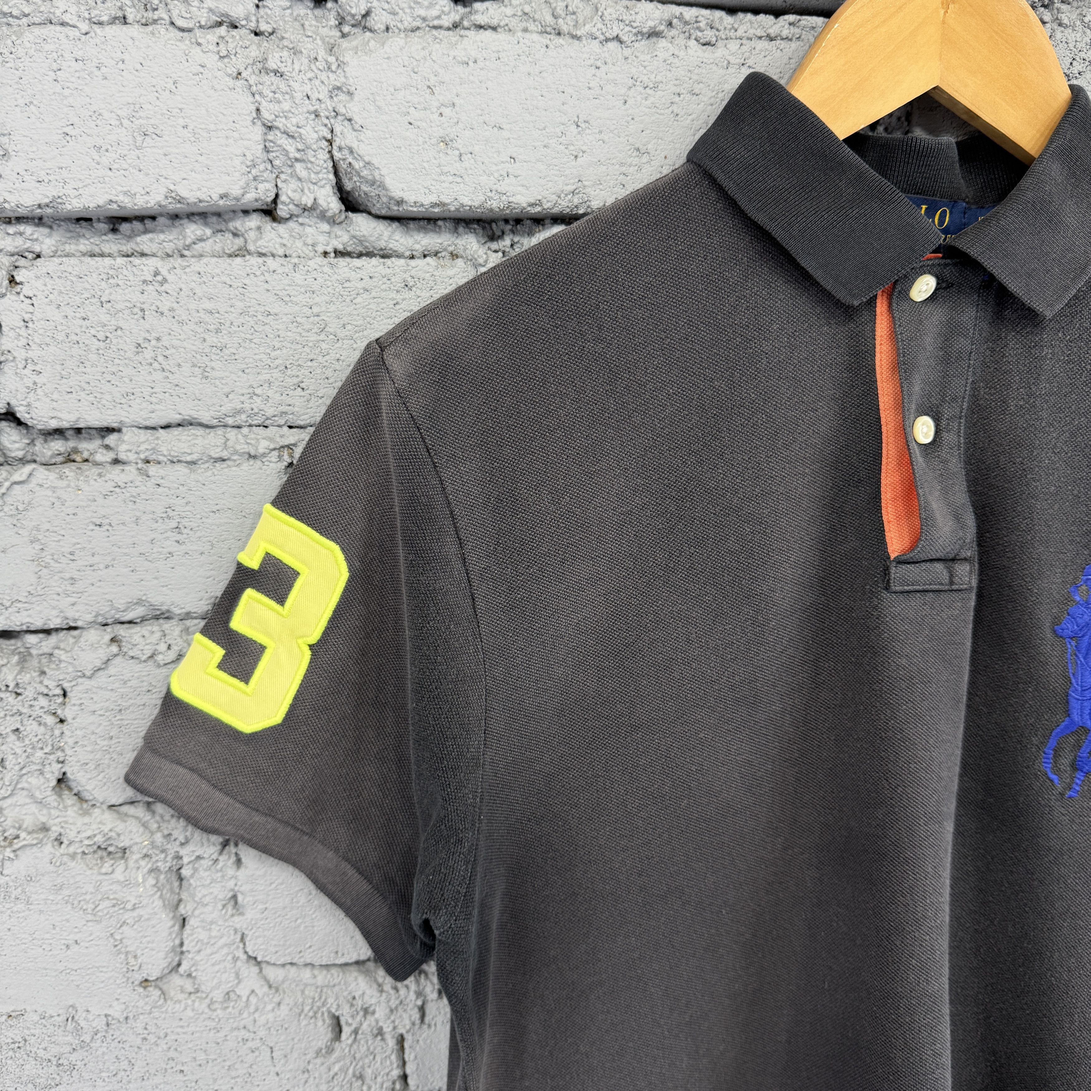 Polo Ralph Lauren Polo Ralph Lauren Big Pony Blue Embroidered Sunfaded Size US M / EU 48-50 / 2 - 4 Thumbnail