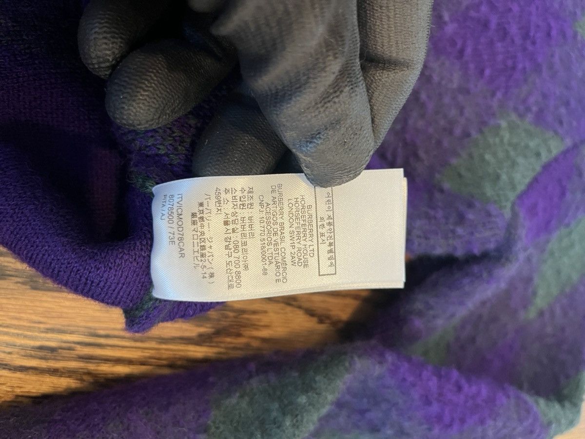 Burberry Burberry Cropped Argyle Wool Sweater Size L / US 10 / IT 46 - 21 Thumbnail