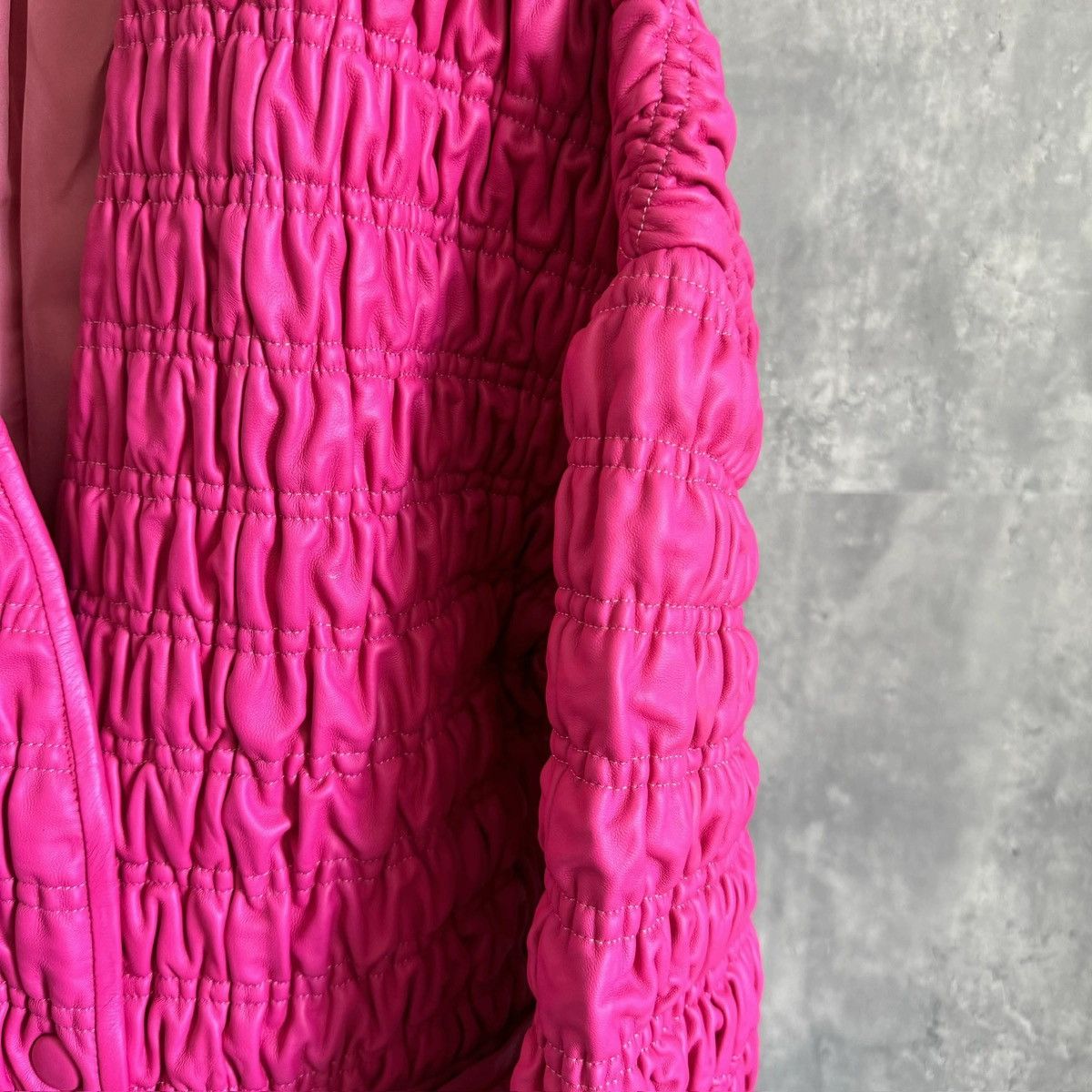 Other Pink real sheep leather jacket Size L / US 10 / IT 46 - 3 Thumbnail
