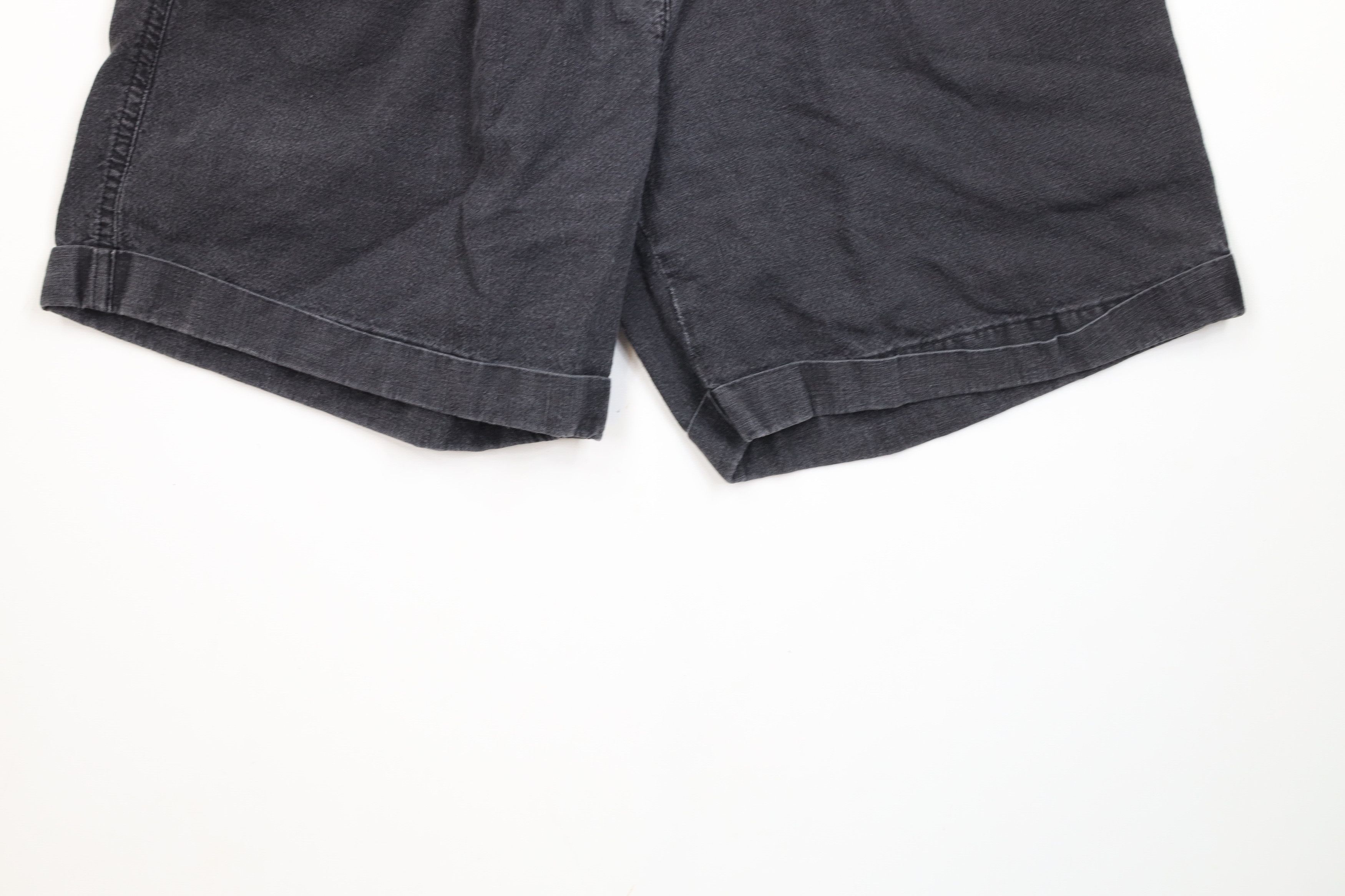 Vintage Vintage 80s 90s Streetwear Cuffed Bermuda Shorts Black Size 30" / US 8 / IT 44 - 4 Thumbnail