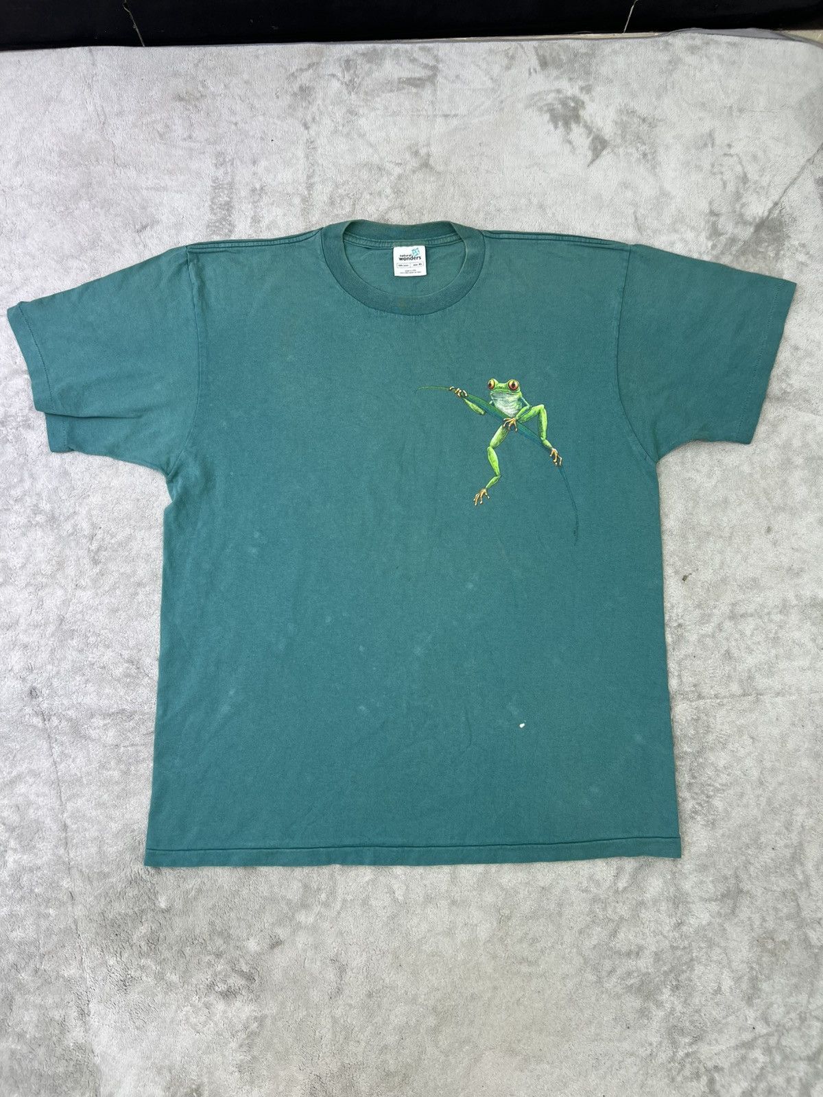 Other Vintage 1997 PeterKull Frog Graphic TShirt USA Single Stitch Size US XL / EU 56 / 4 - 1 Thumbnail